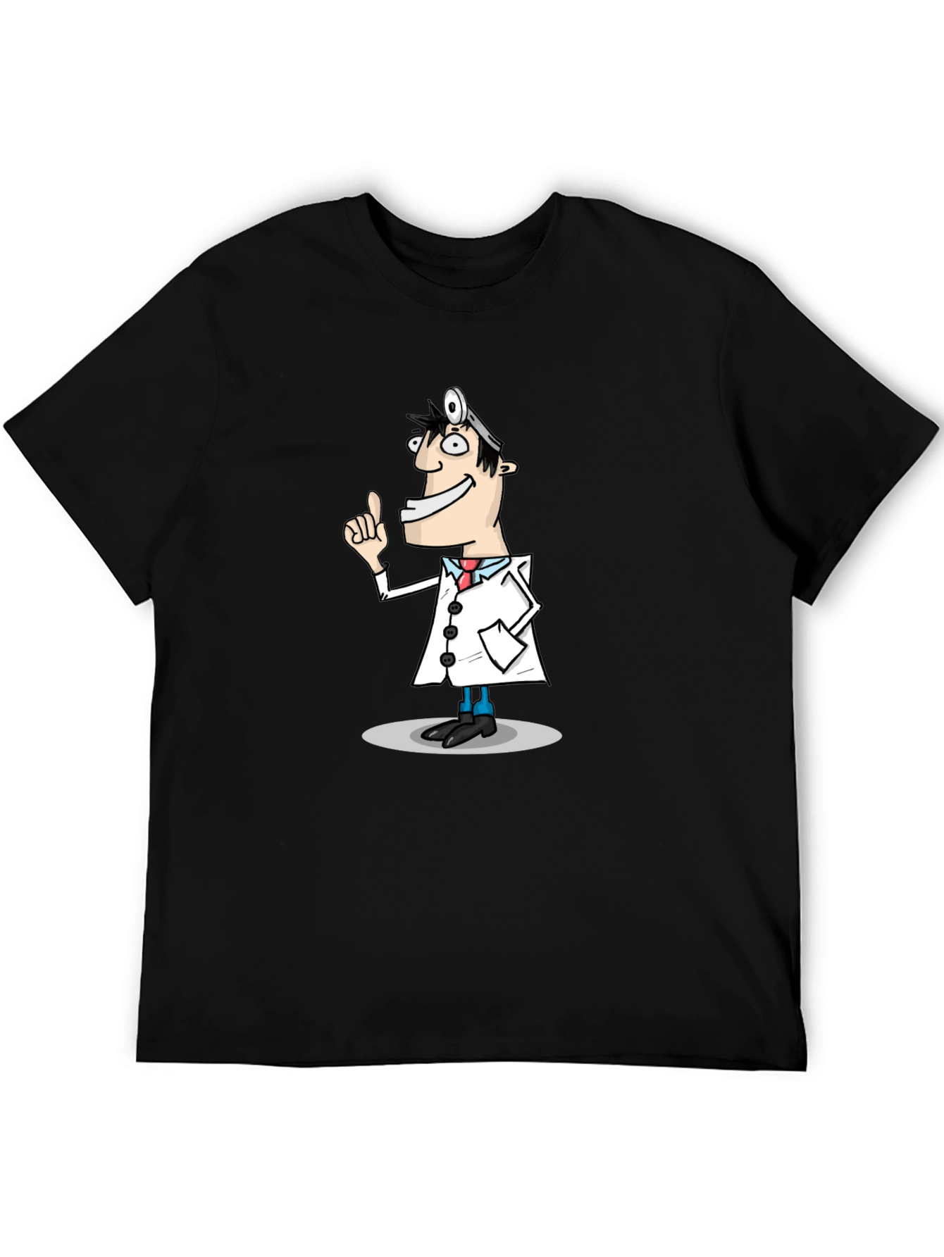 Cartoon Doctor Graphic T-Shirt