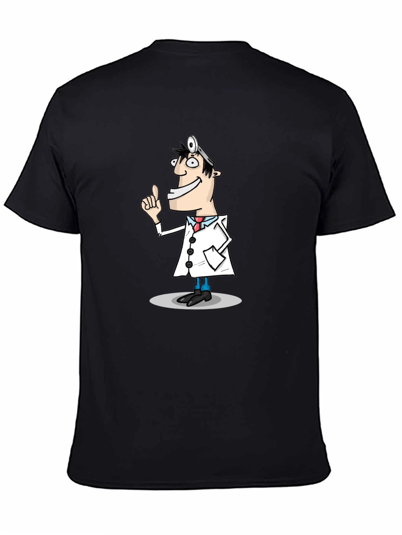 Cartoon Doctor Graphic T-Shirt