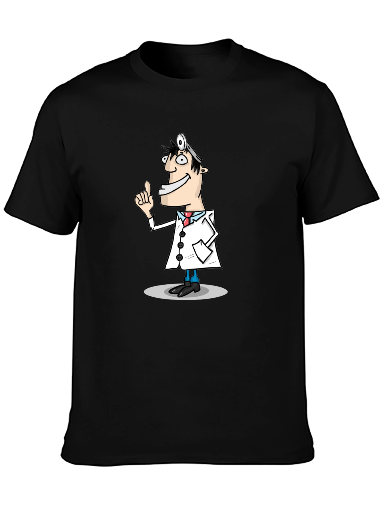 Cartoon Doctor Graphic T-Shirt