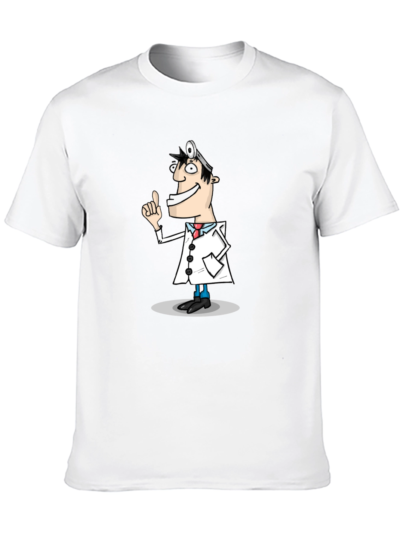 Cartoon Doctor Graphic T-Shirt