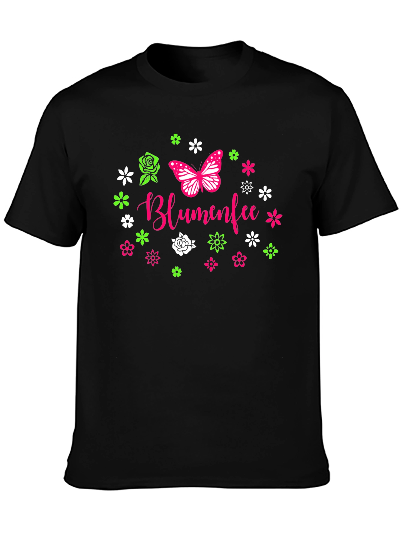 Blumenfee Butterfly Flower T-Shirt