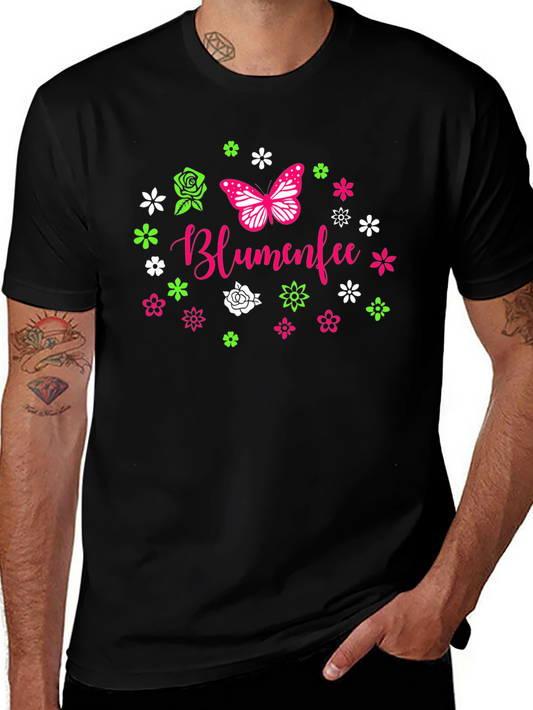 Blumenfee Butterfly Flower T-Shirt