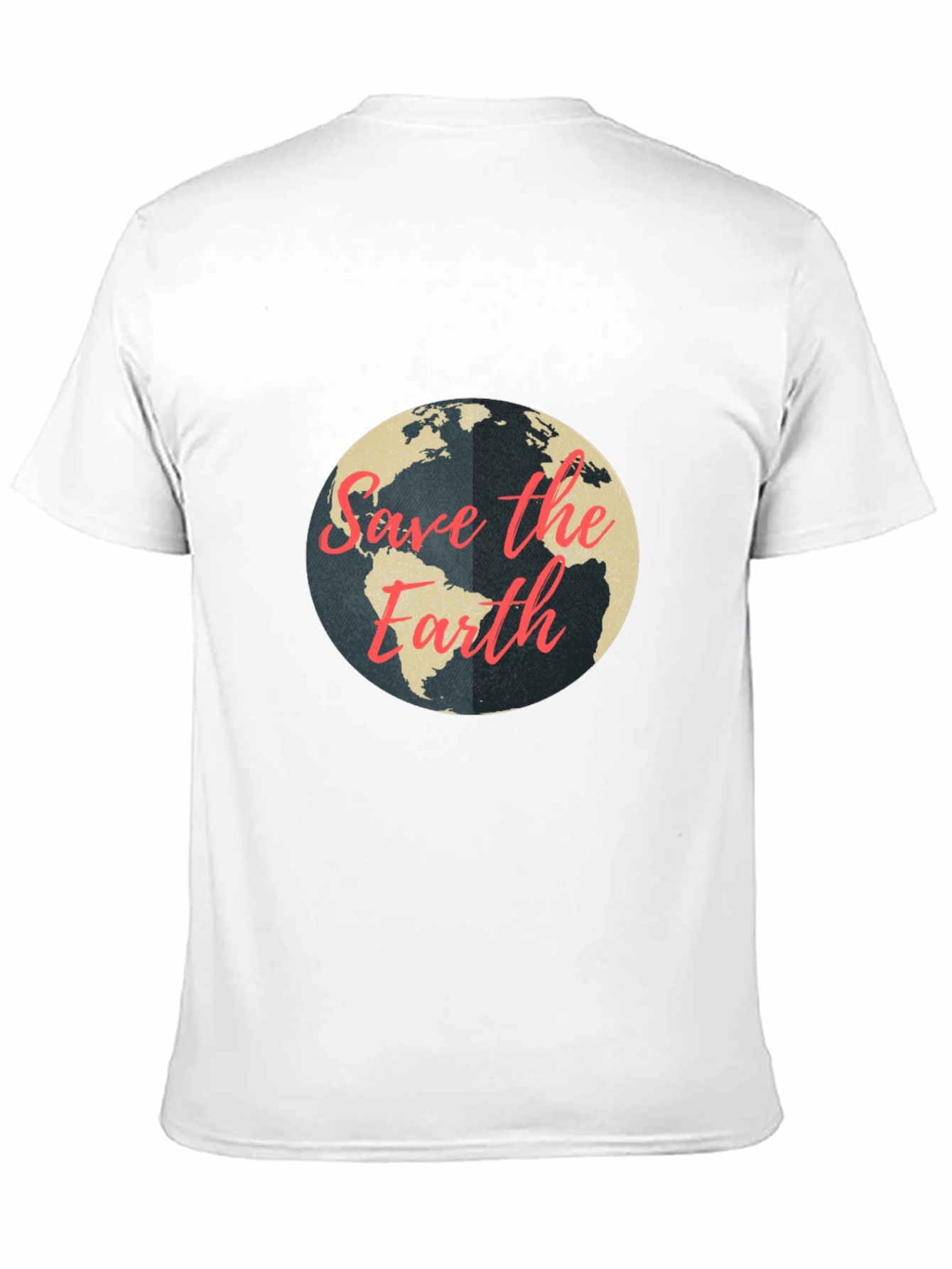 Save the Earth Graphic T-Shirt - Black