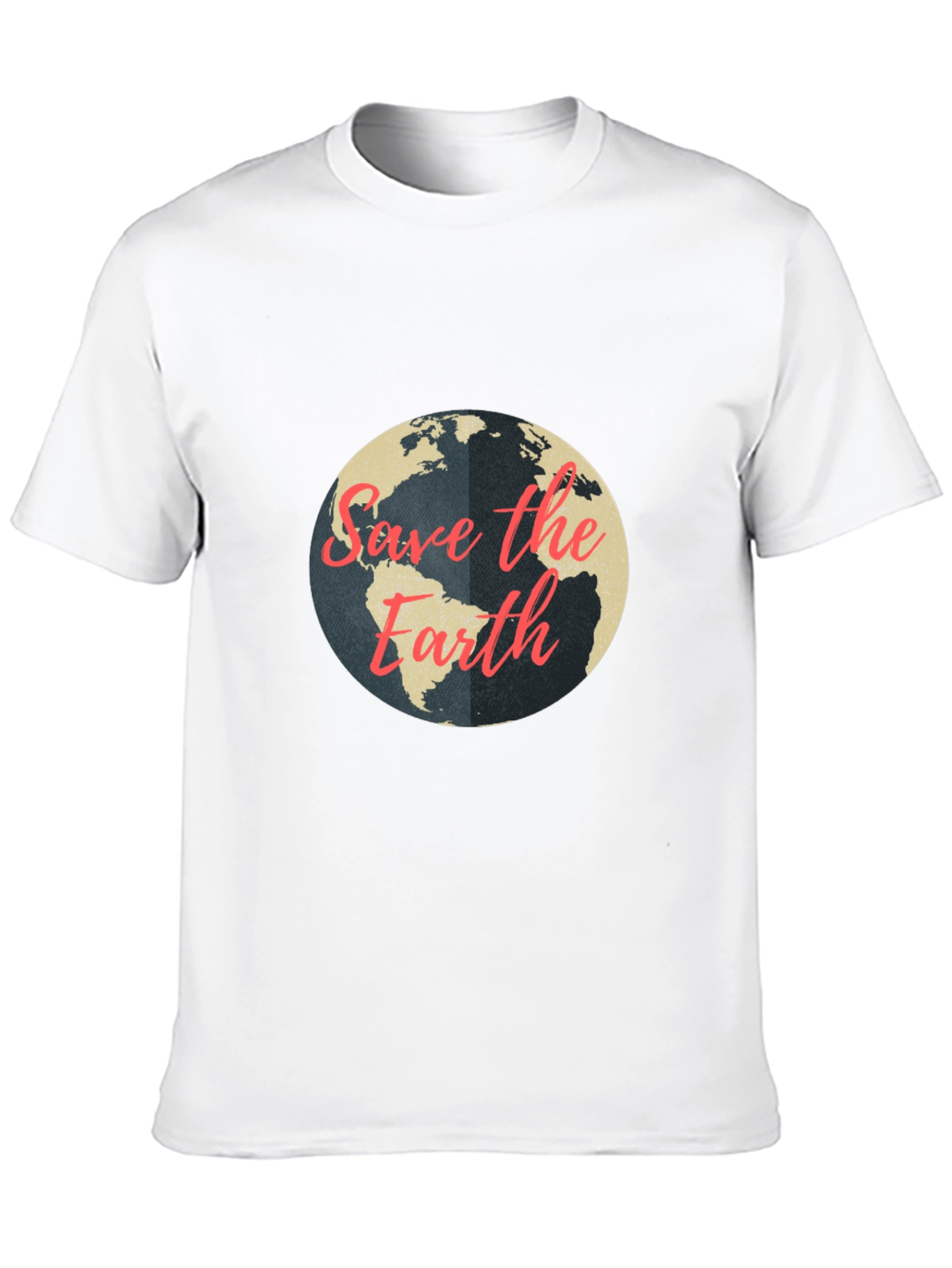 Save the Earth Graphic T-Shirt - Black