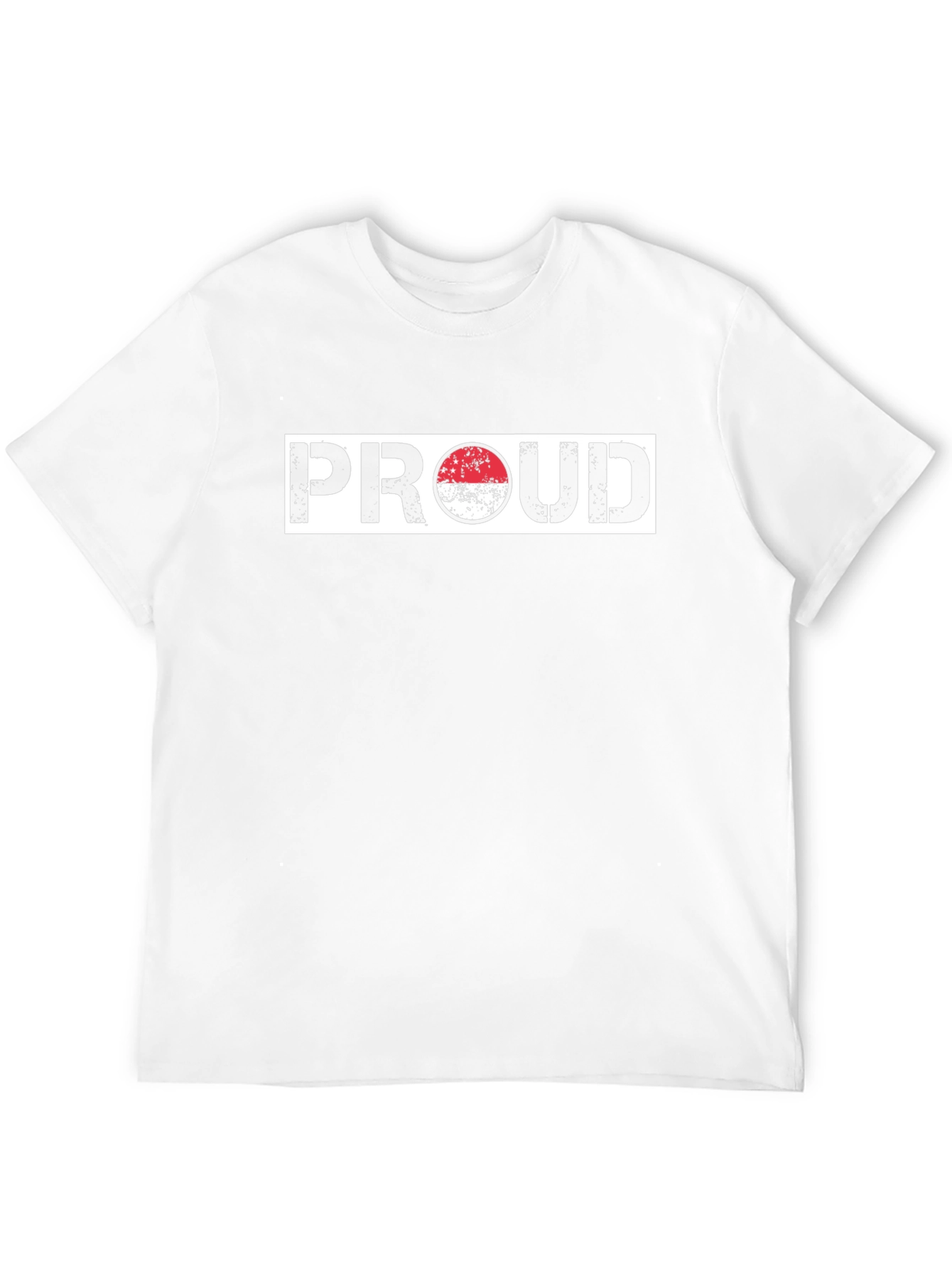 Proud Country Flag Graphic Tee - Black
