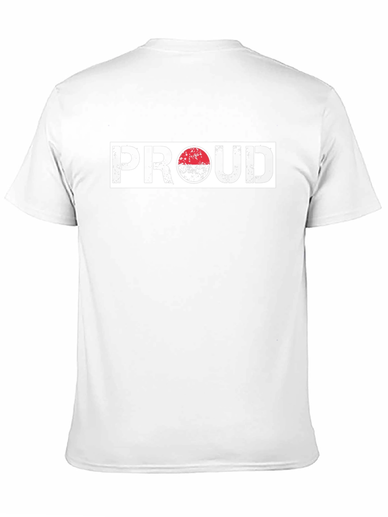 Proud Country Flag Graphic Tee - Black