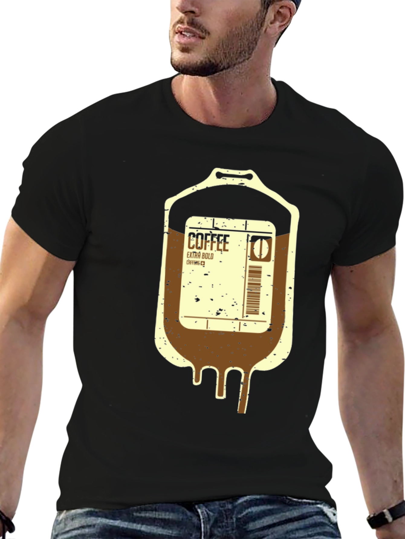 Coffee IV Drip T-Shirt - Extra Bold Brew Tee