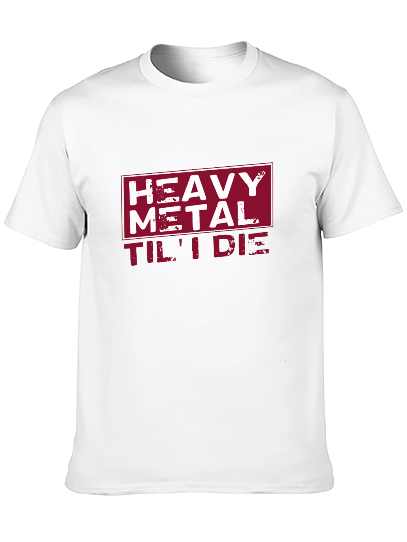 Heavy Metal Til I Die Black Graphic Tee