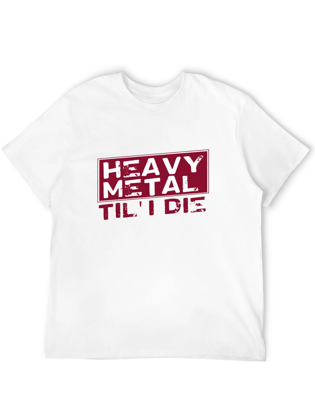 Heavy Metal Til I Die Black Graphic Tee