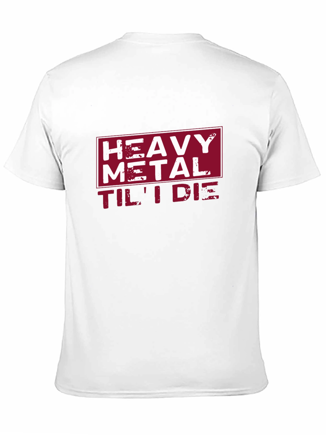 Heavy Metal Til I Die Black Graphic Tee