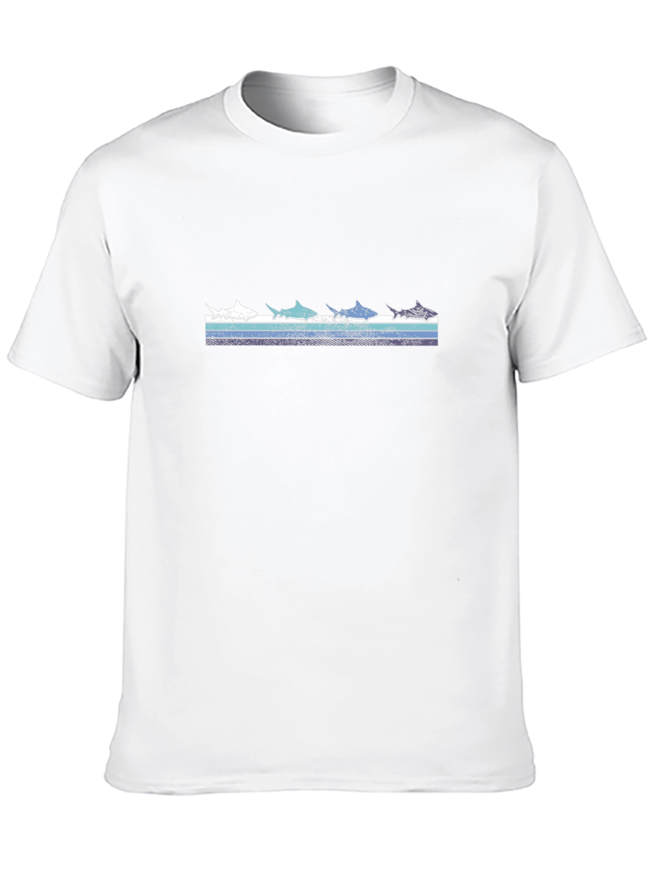 Mens Black Marlin T-Shirt - Graphic Tee