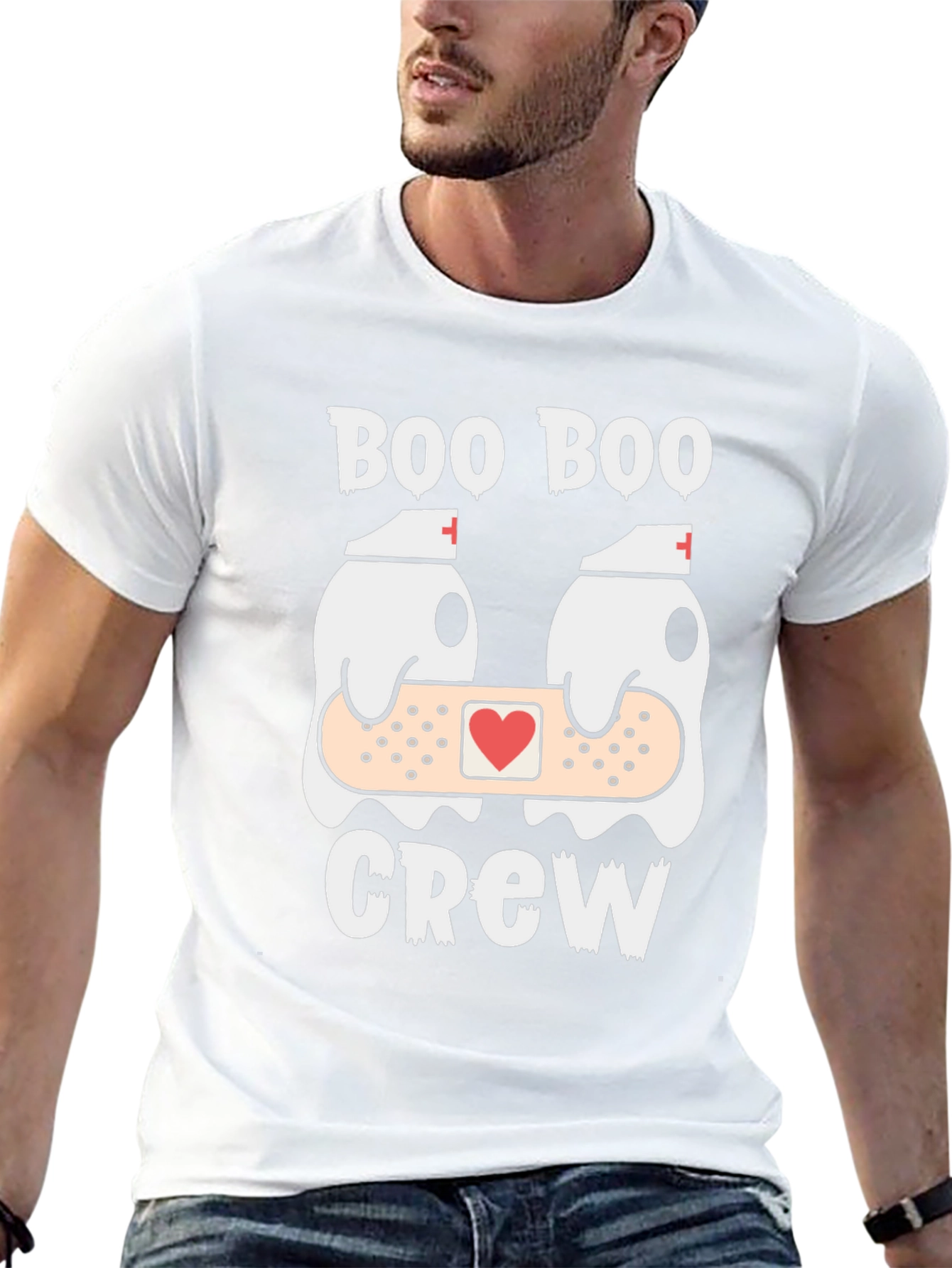Boo Boo Crew T-Shirt Funny Ghost Nurse Tee