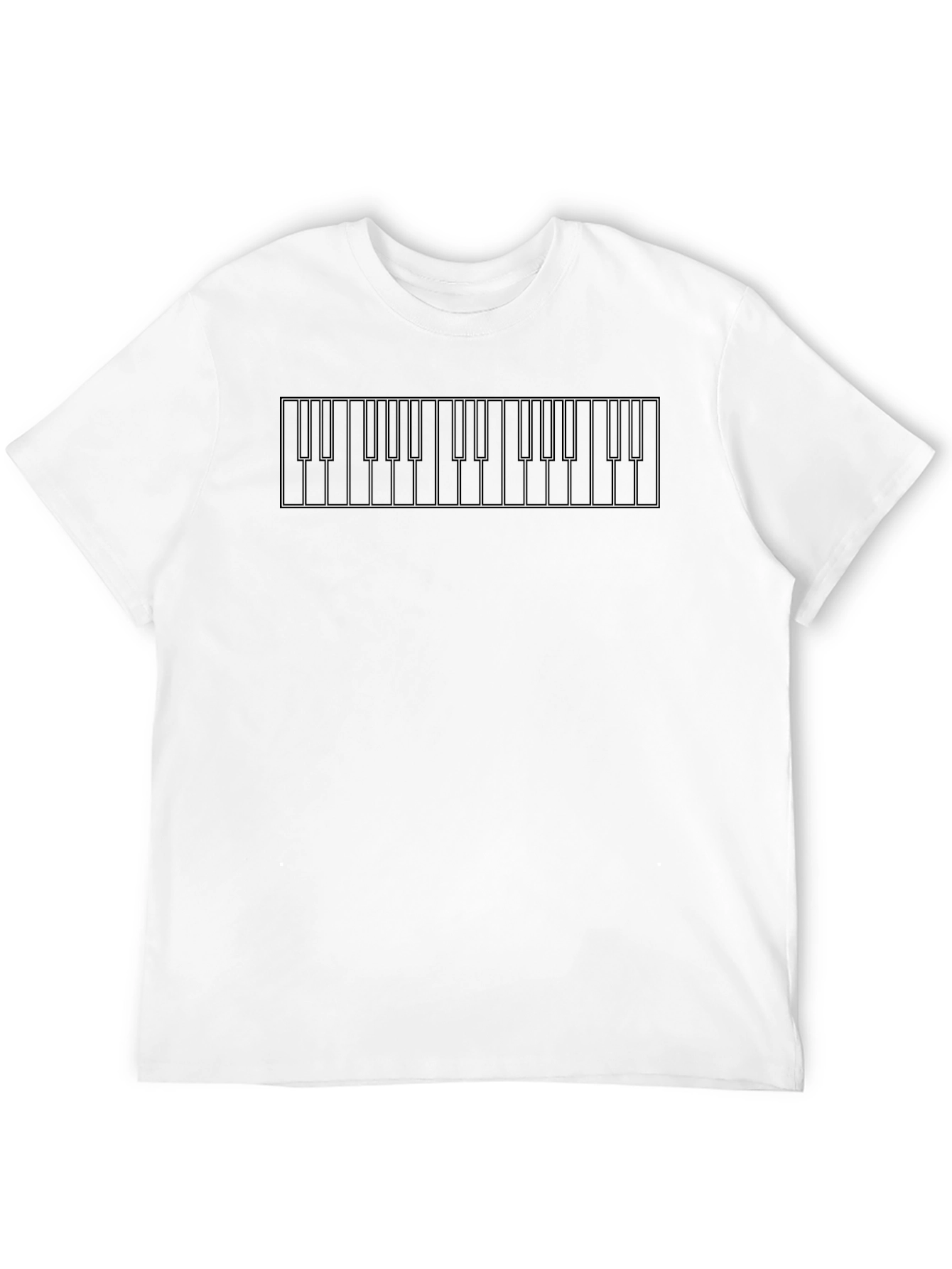 Piano Keys Graphic Tee - Cool Music Lover Shirt