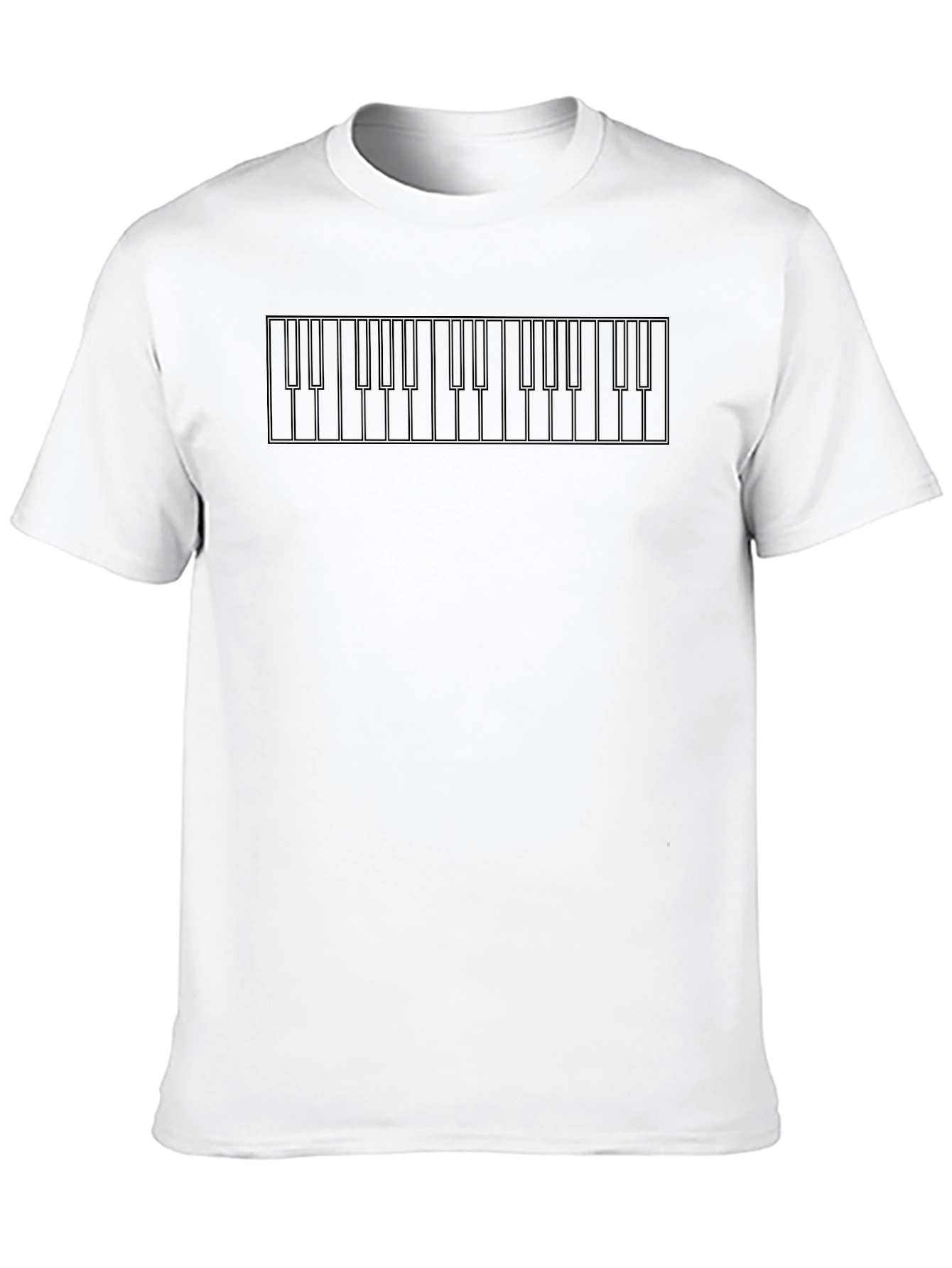 Piano Keys Graphic Tee - Cool Music Lover Shirt
