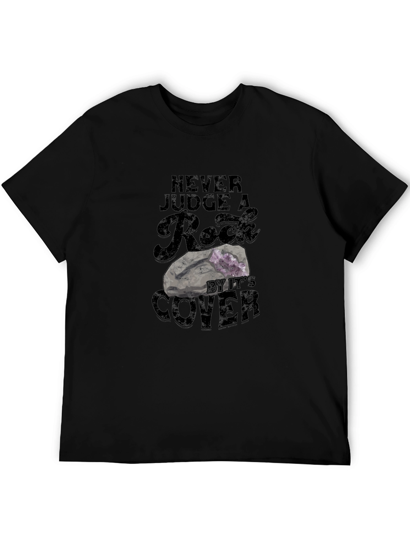 Never Judge a Rock T-Shirt - Black