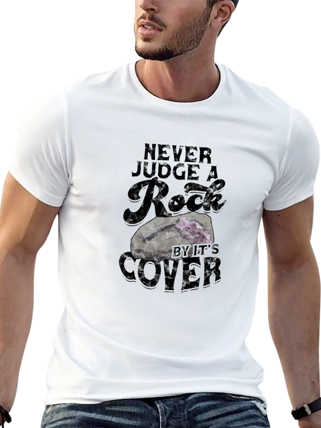 Never Judge a Rock T-Shirt - Black