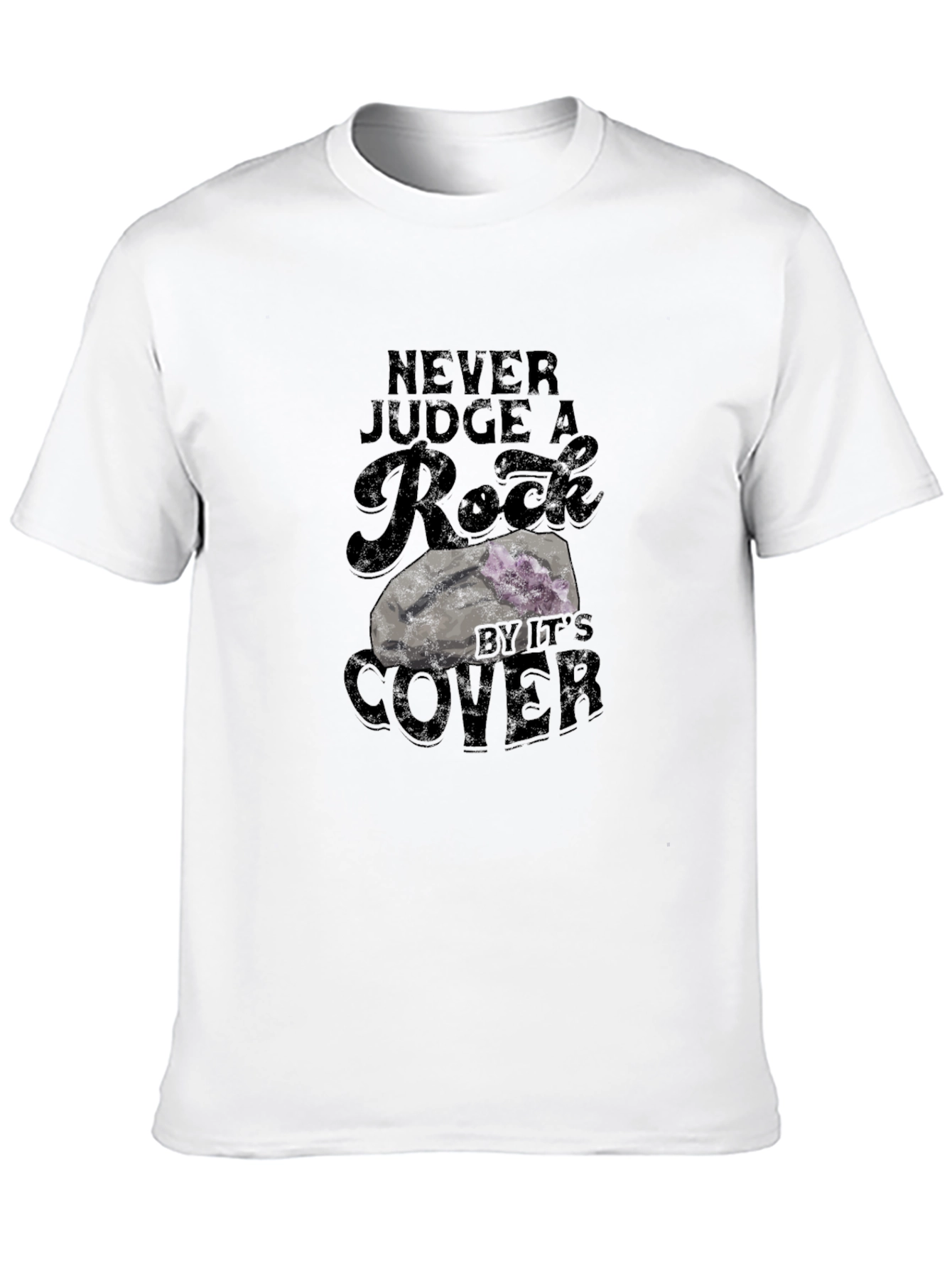Never Judge a Rock T-Shirt - Black