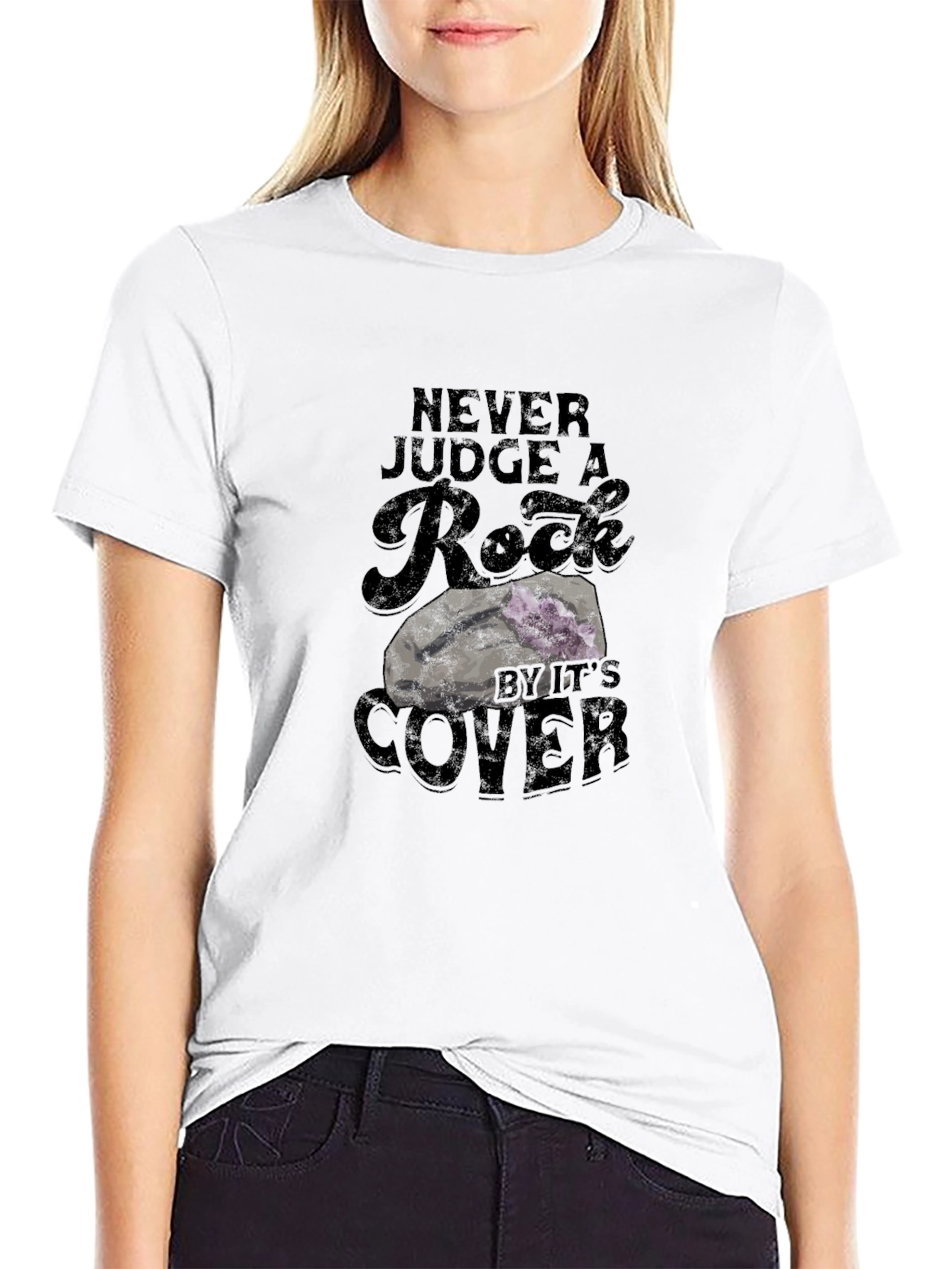 Never Judge a Rock T-Shirt - Black