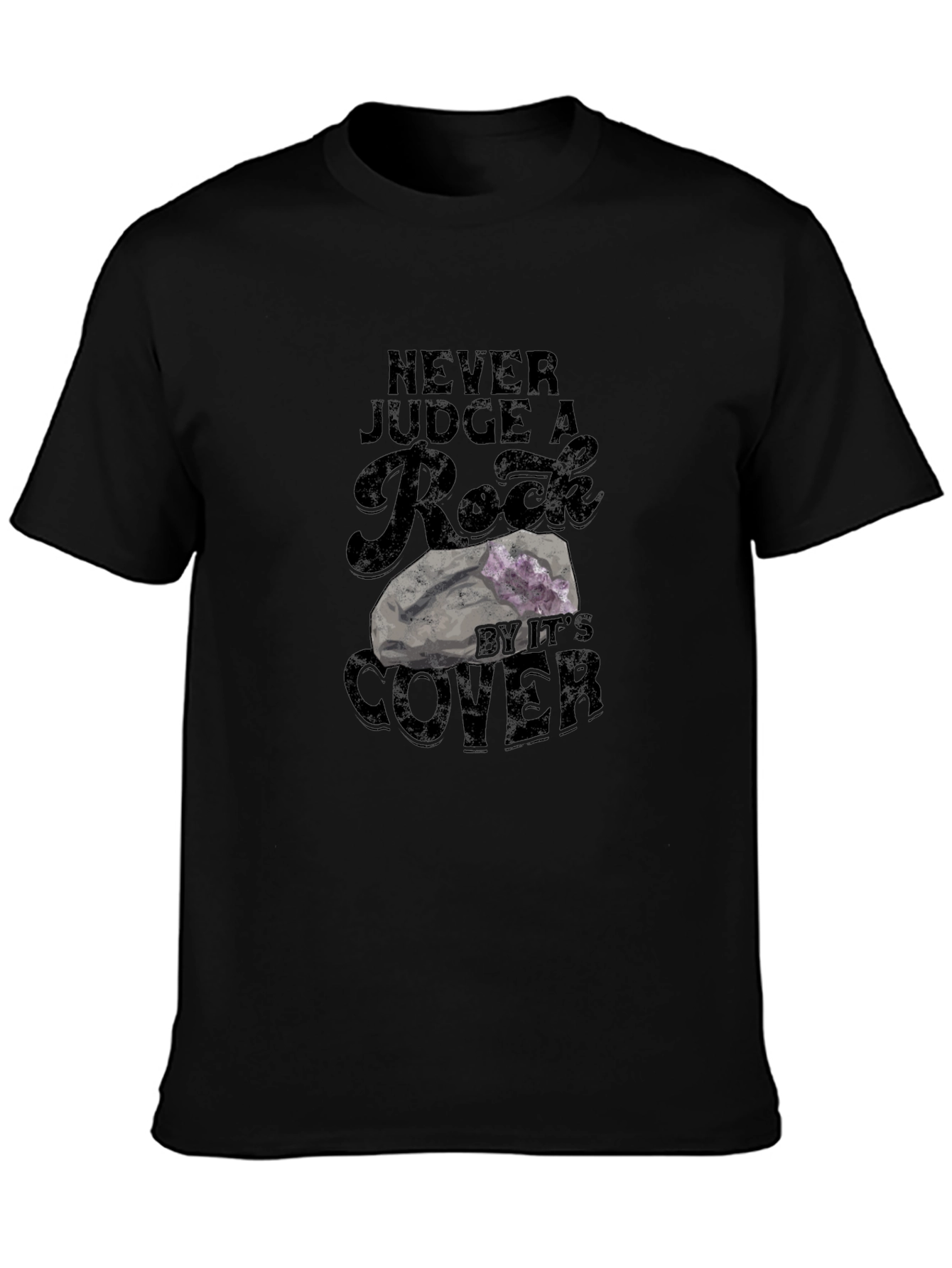 Never Judge a Rock T-Shirt - Black