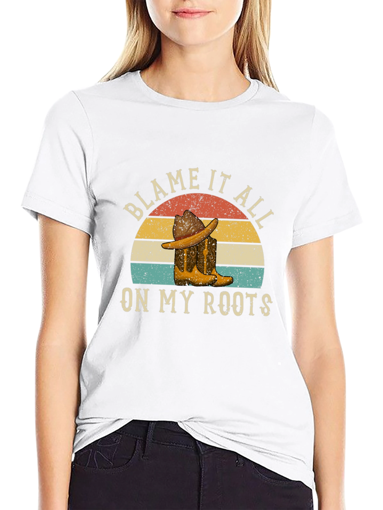 Blame It All On My Roots Graphic Tee