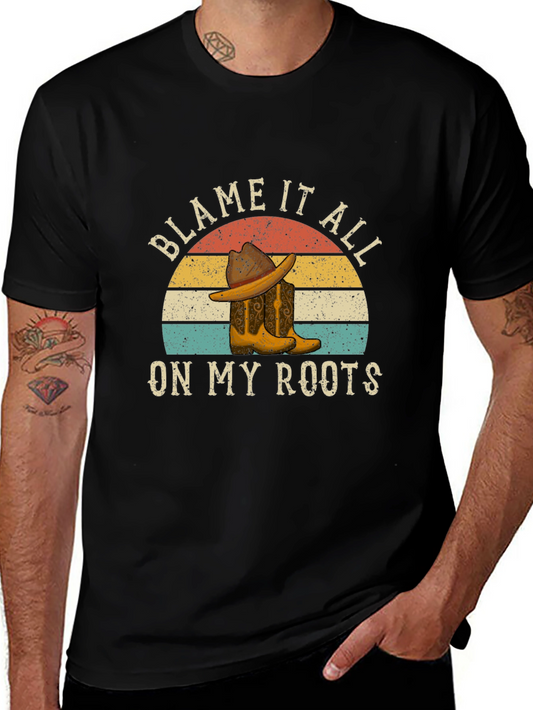 Blame It All On My Roots Graphic Tee