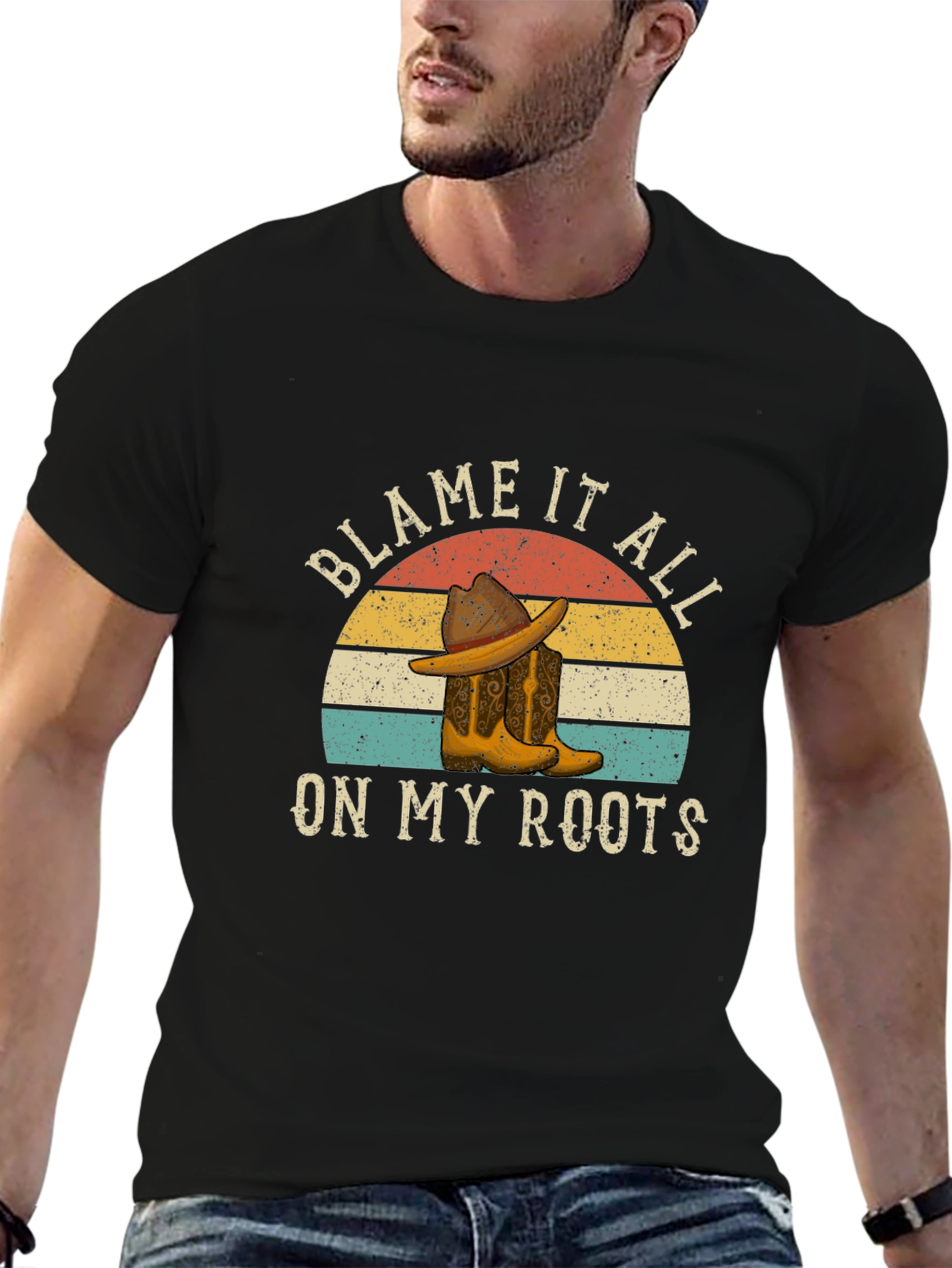 Blame It All On My Roots Graphic Tee