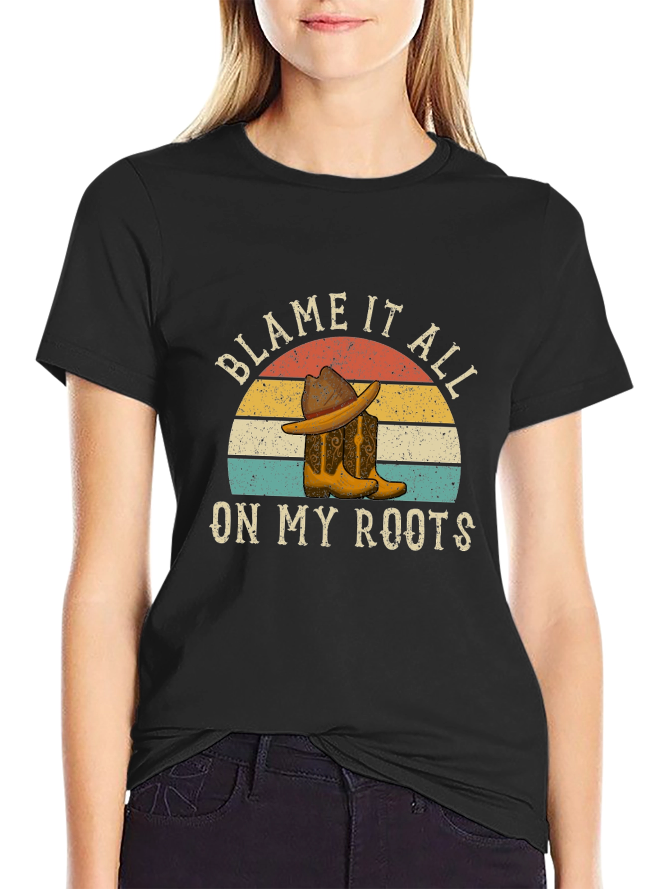 Blame It All On My Roots Graphic Tee