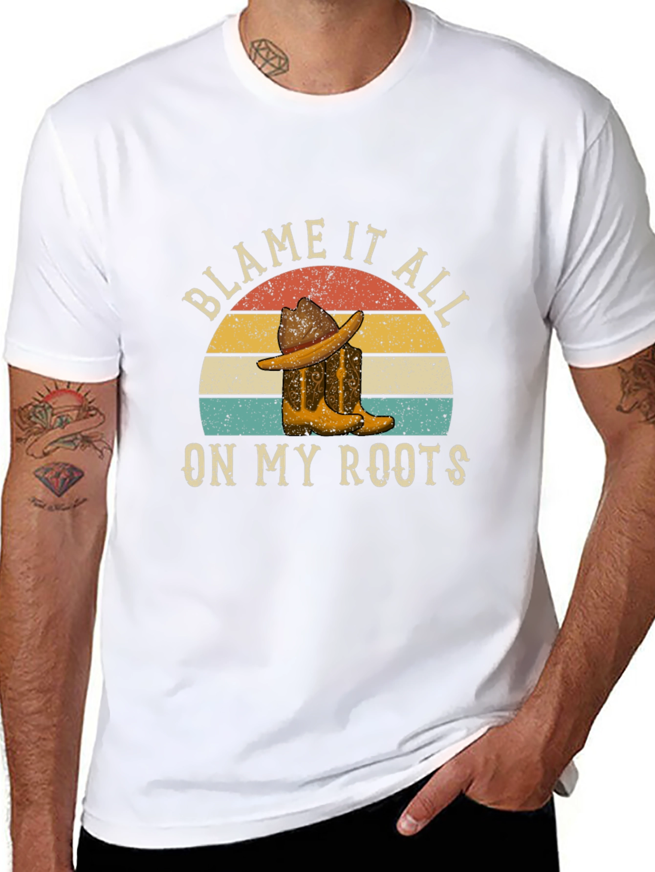 Blame It All On My Roots Graphic Tee