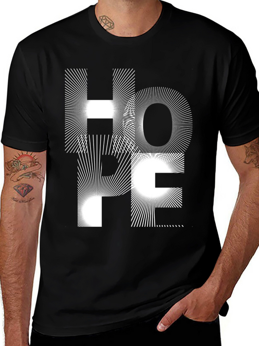 Hope Graphic Tee - Modern Black T-Shirt