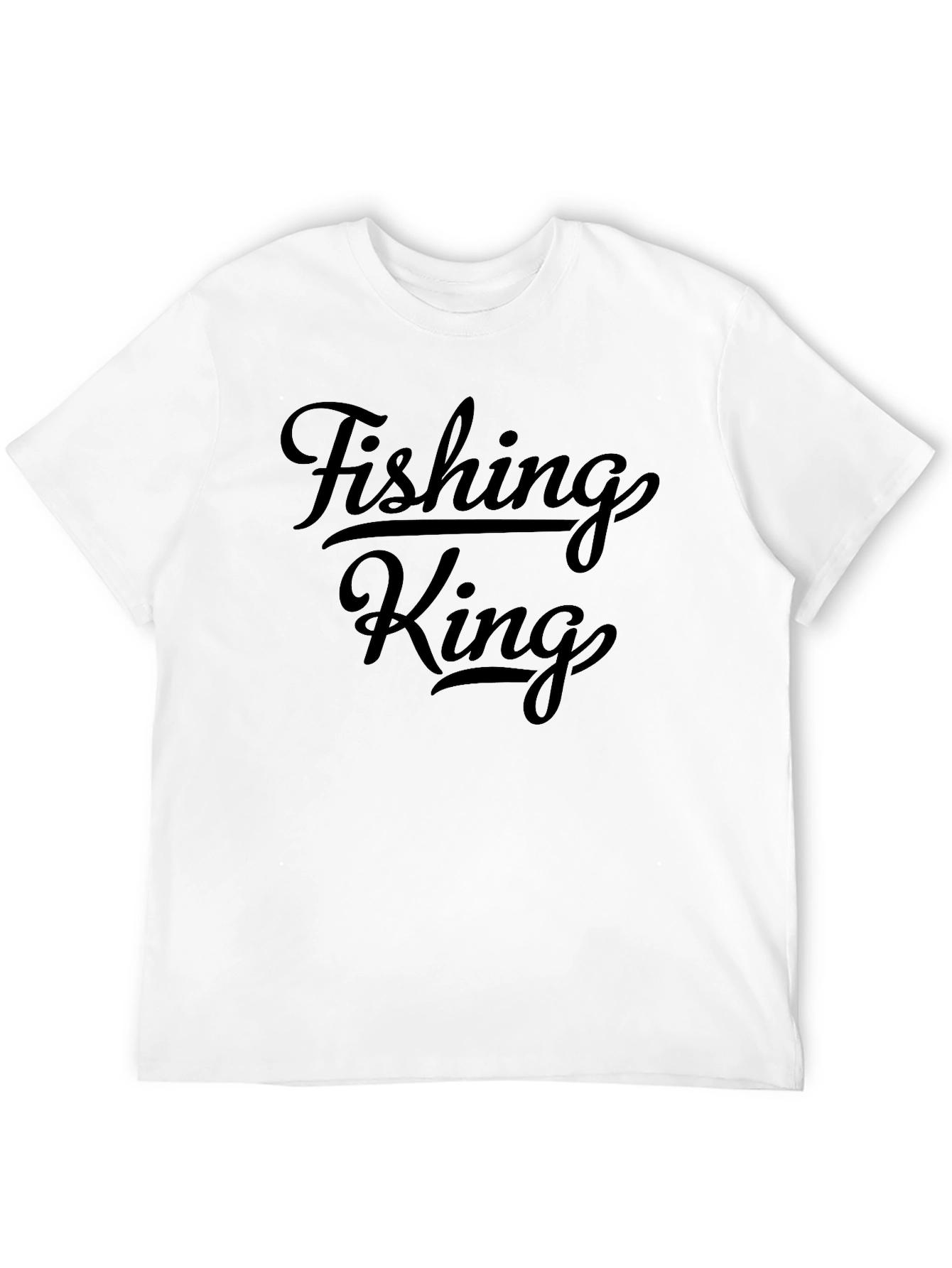 Fishing King Graphic Tee - Mens Black T-Shirt
