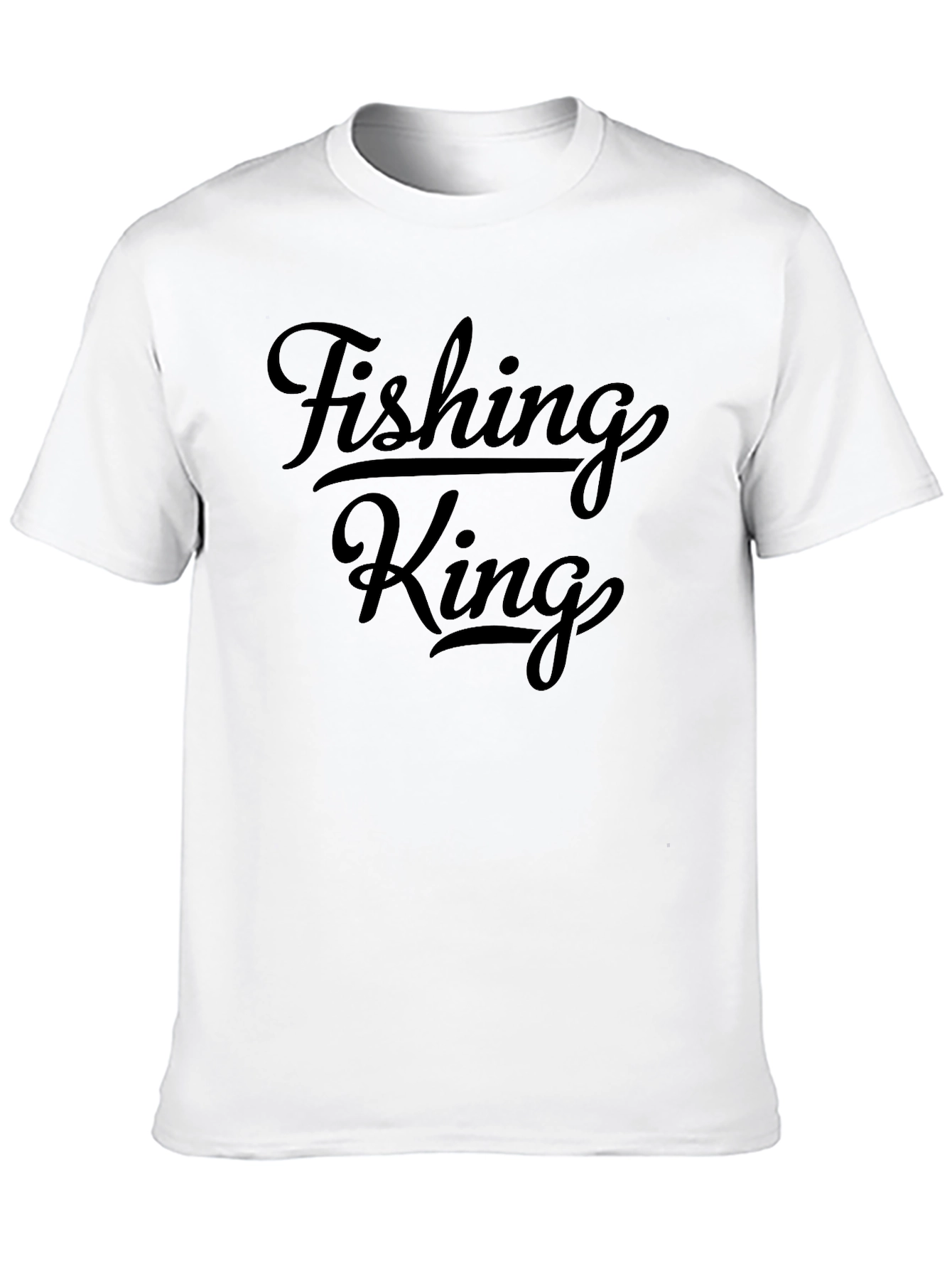 Fishing King Graphic Tee - Mens Black T-Shirt