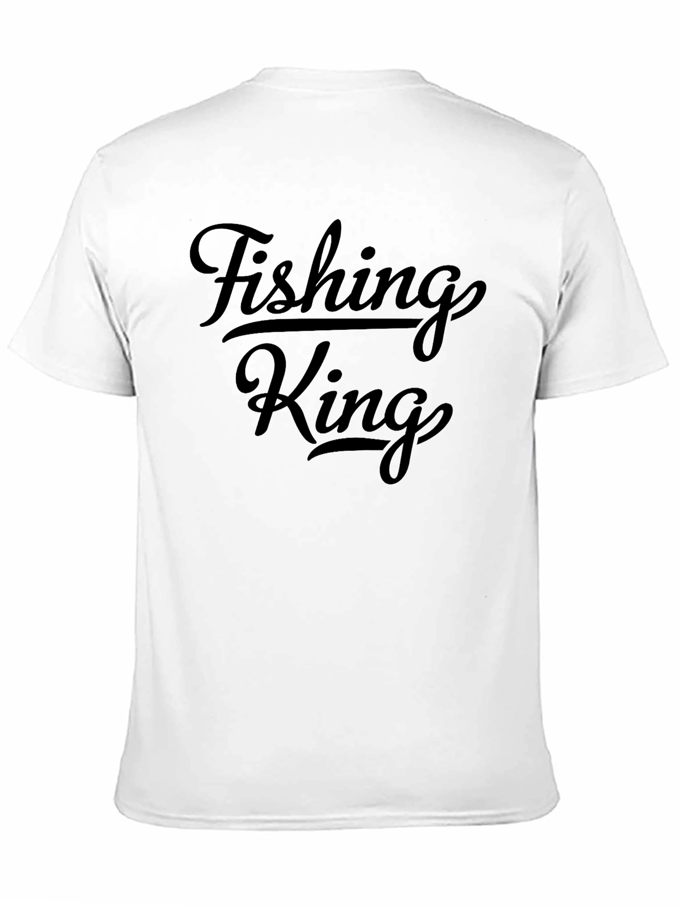Fishing King Graphic Tee - Mens Black T-Shirt