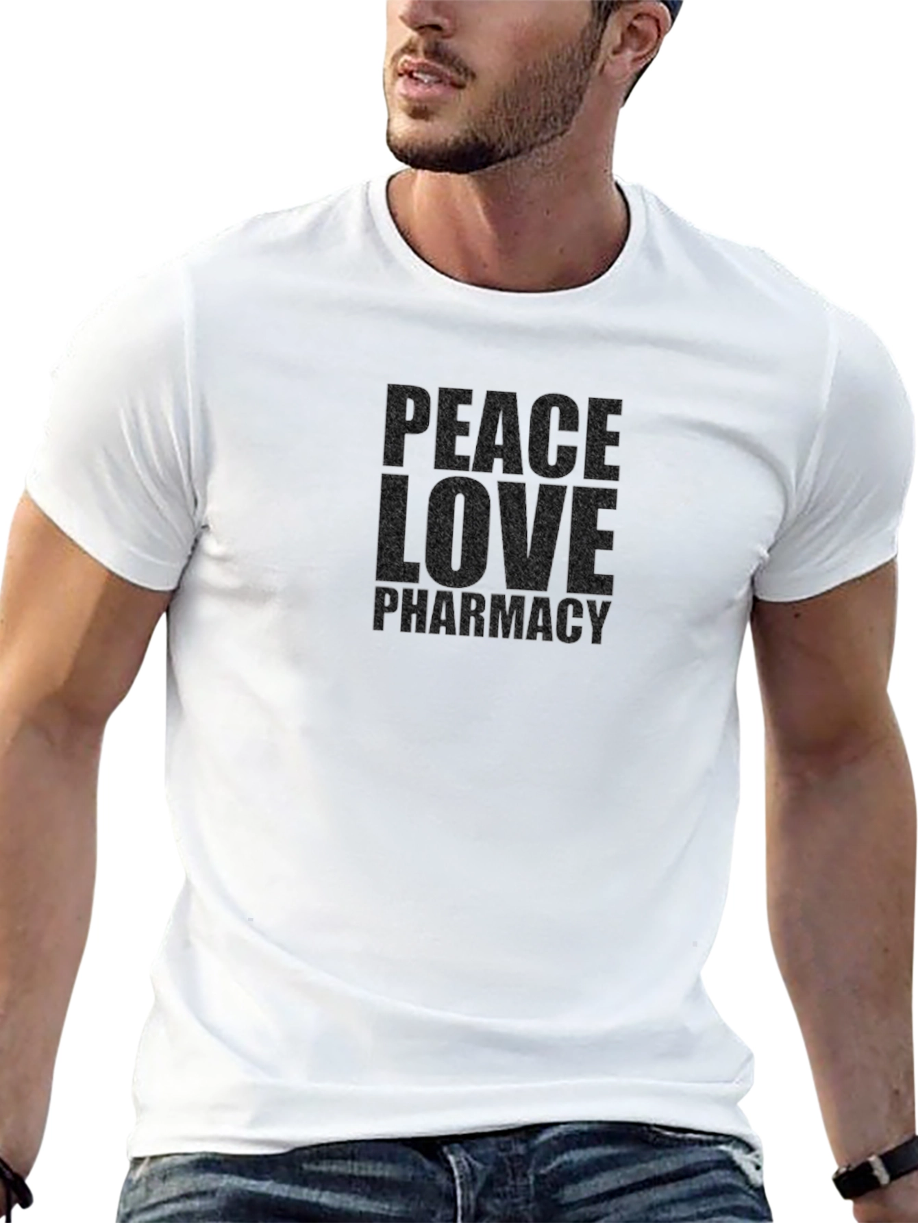 Peace Love Pharmacy Black T-Shirt