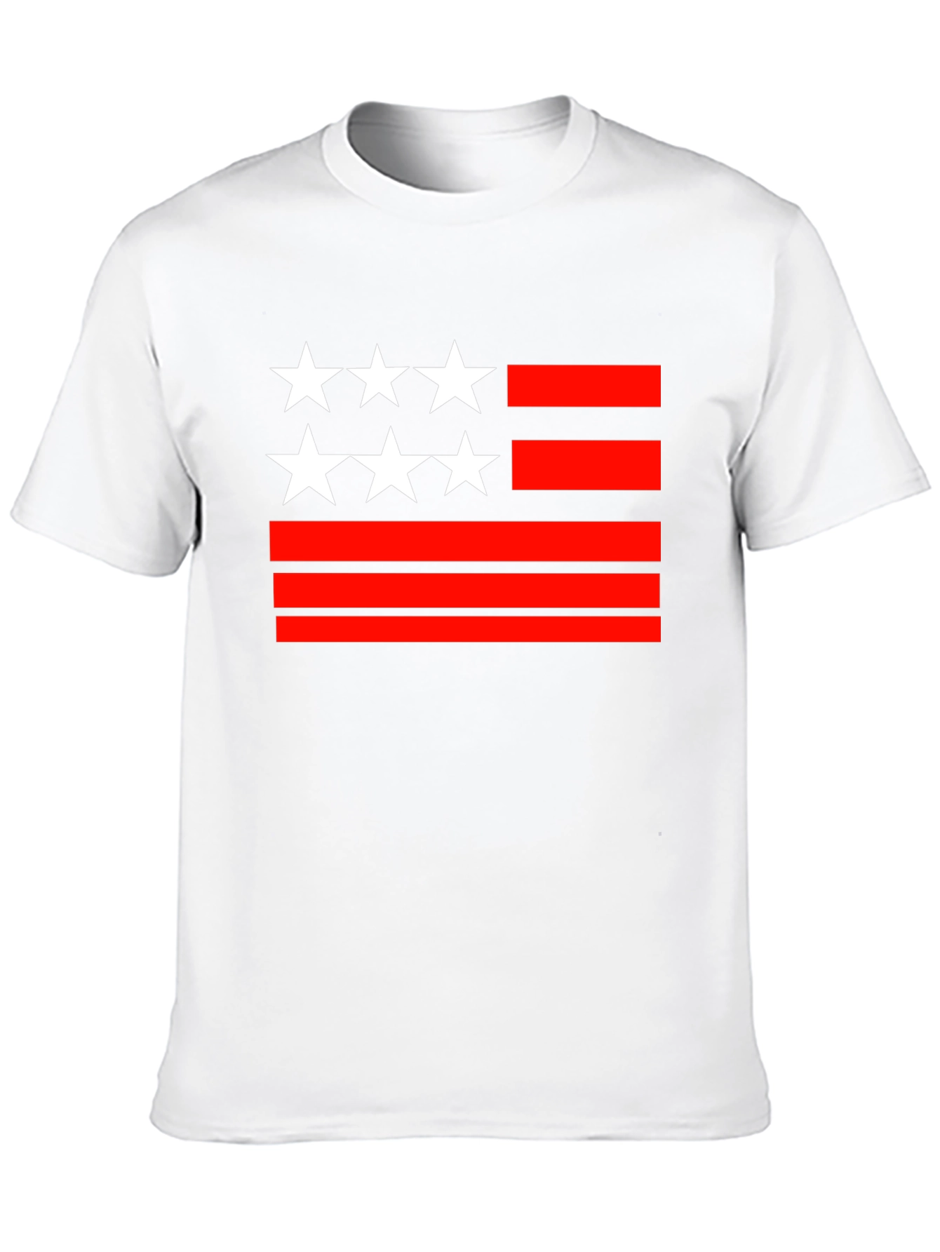 Stars & Stripes Graphic Tee - Patriotic Style