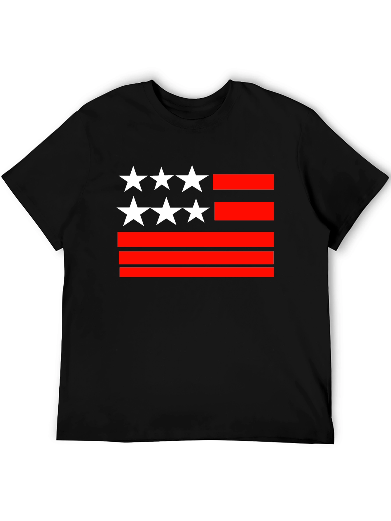 Stars & Stripes Graphic Tee - Patriotic Style