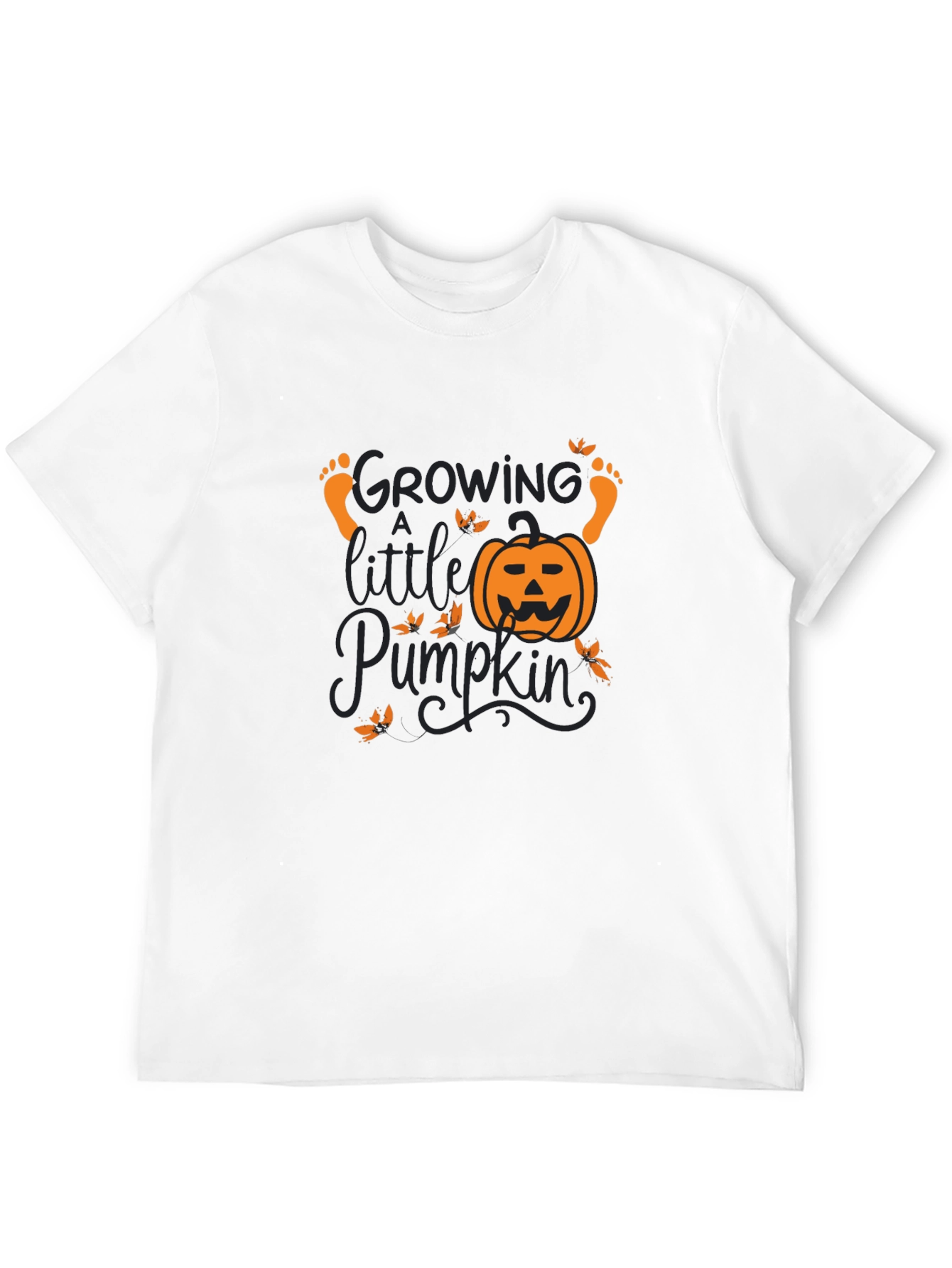 Growing a Little Pumpkin T-Shirt - Black