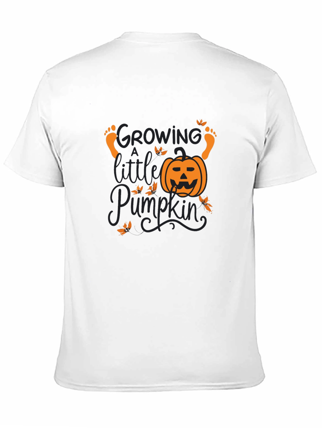Growing a Little Pumpkin T-Shirt - Black