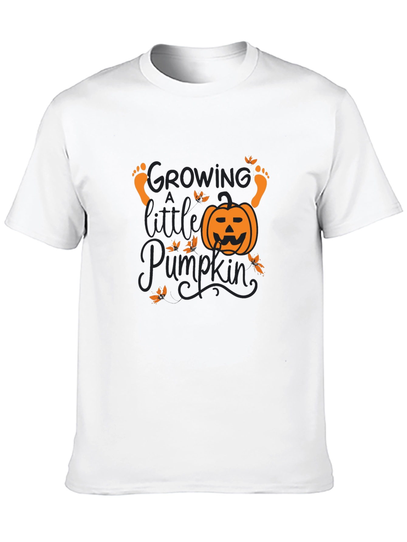 Growing a Little Pumpkin T-Shirt - Black