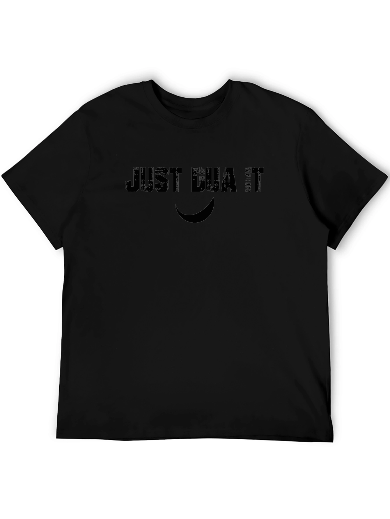 Just Dua It Black Graphic Tee - Religious Inspired