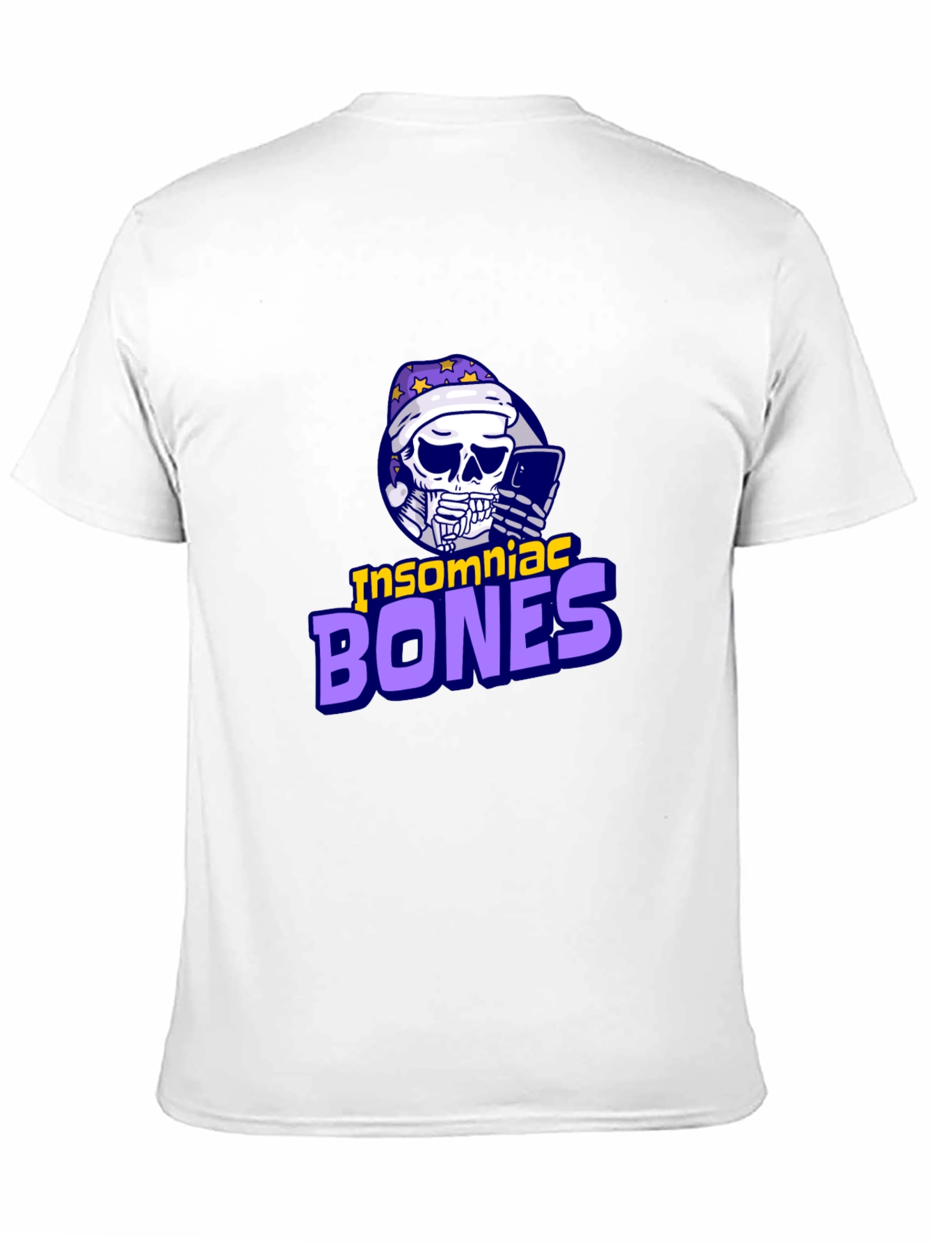 Insomniac Bones Graphic Tee - Trendy Casual Wear