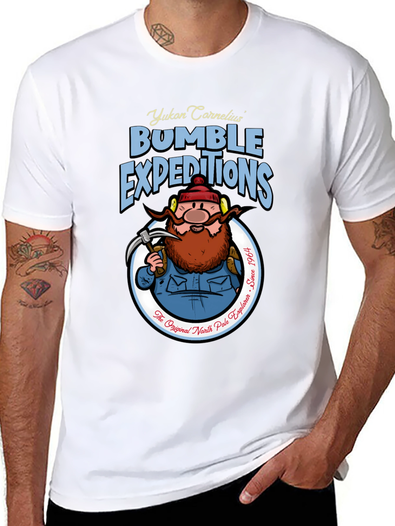 Yukon Cornelius Bumble Expeditions Black T-Shirt