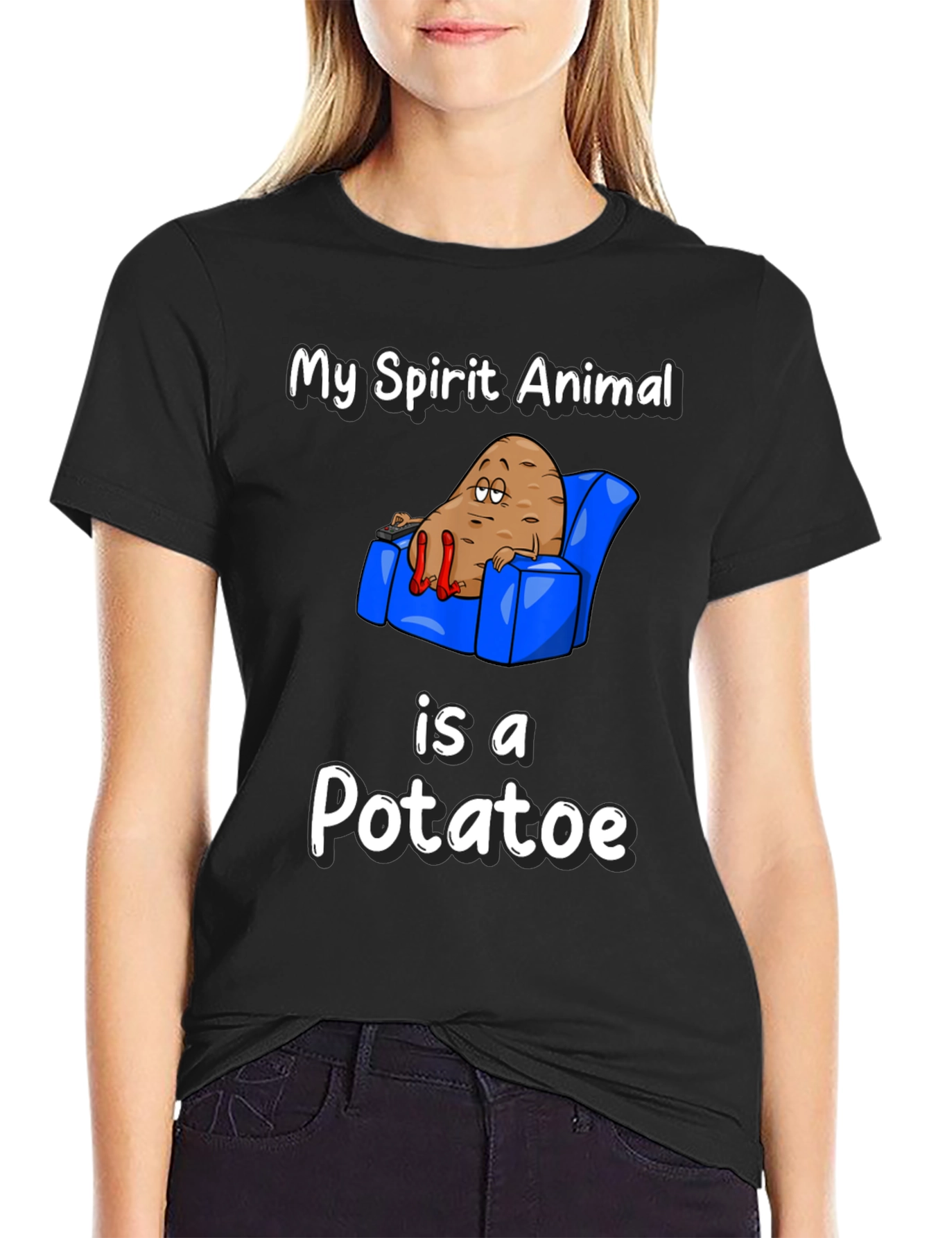 My Spirit Animal Potato Graphic Tee - Relaxed Fit
