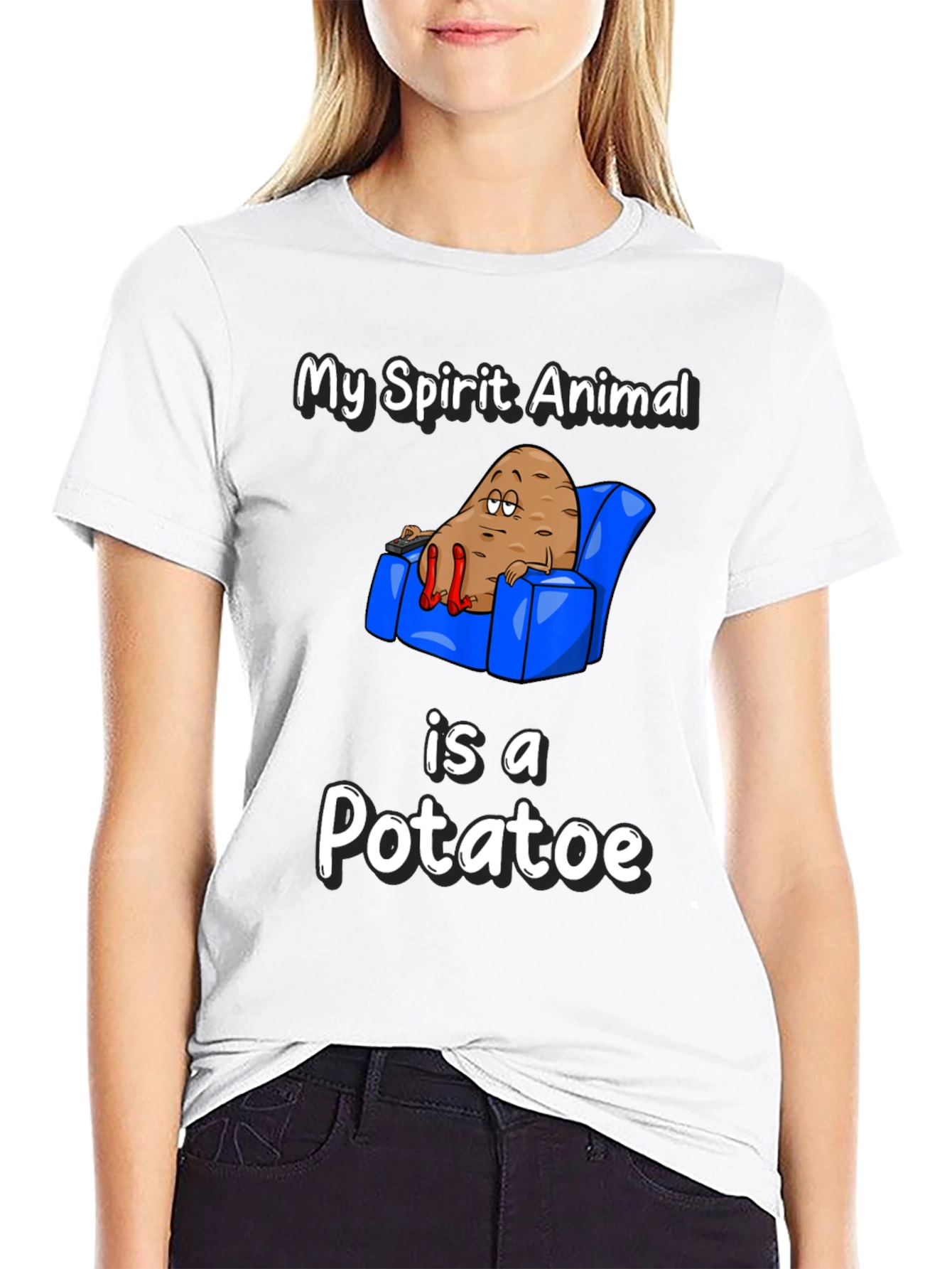 My Spirit Animal Potato Graphic Tee - Relaxed Fit