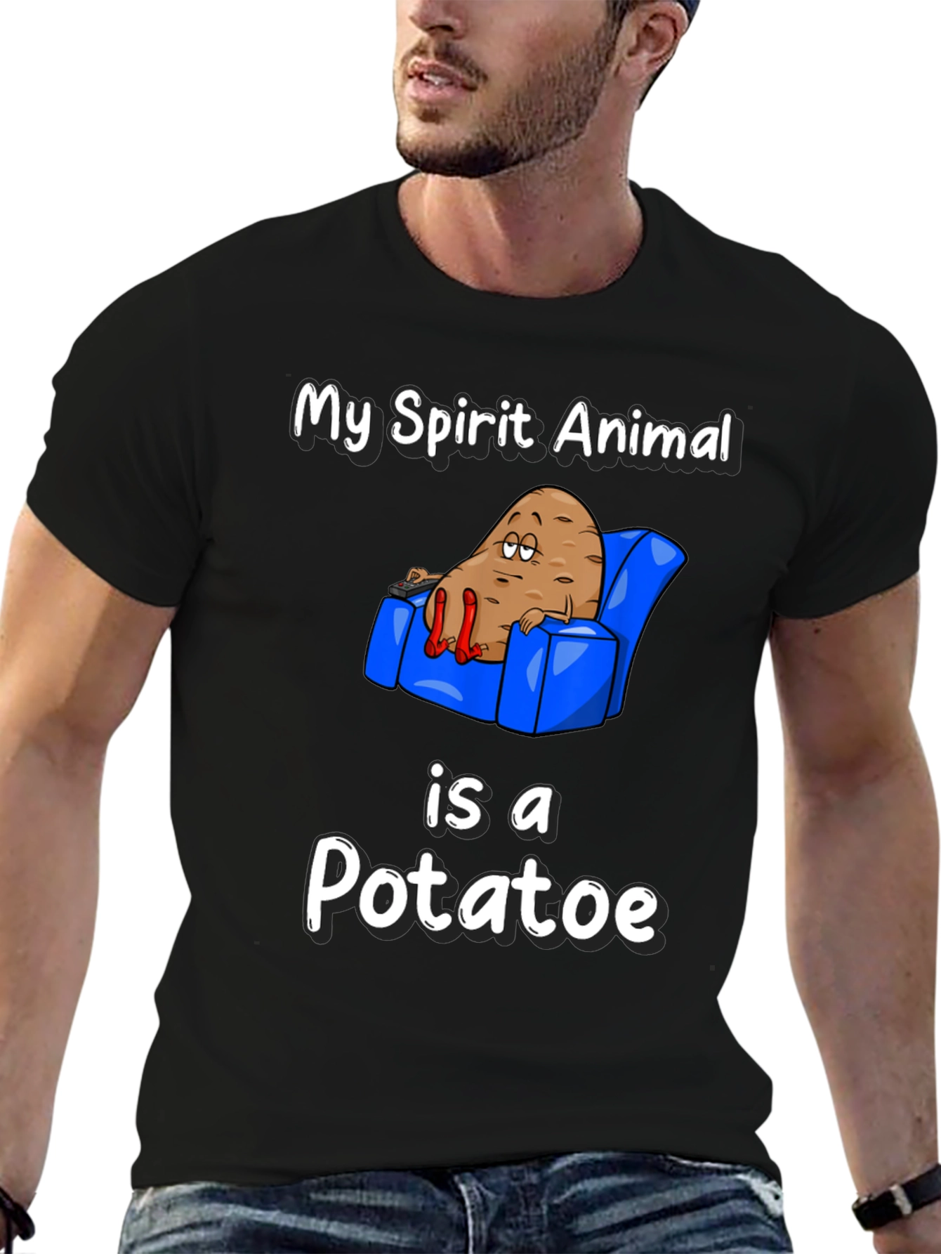 My Spirit Animal Potato Graphic Tee - Relaxed Fit