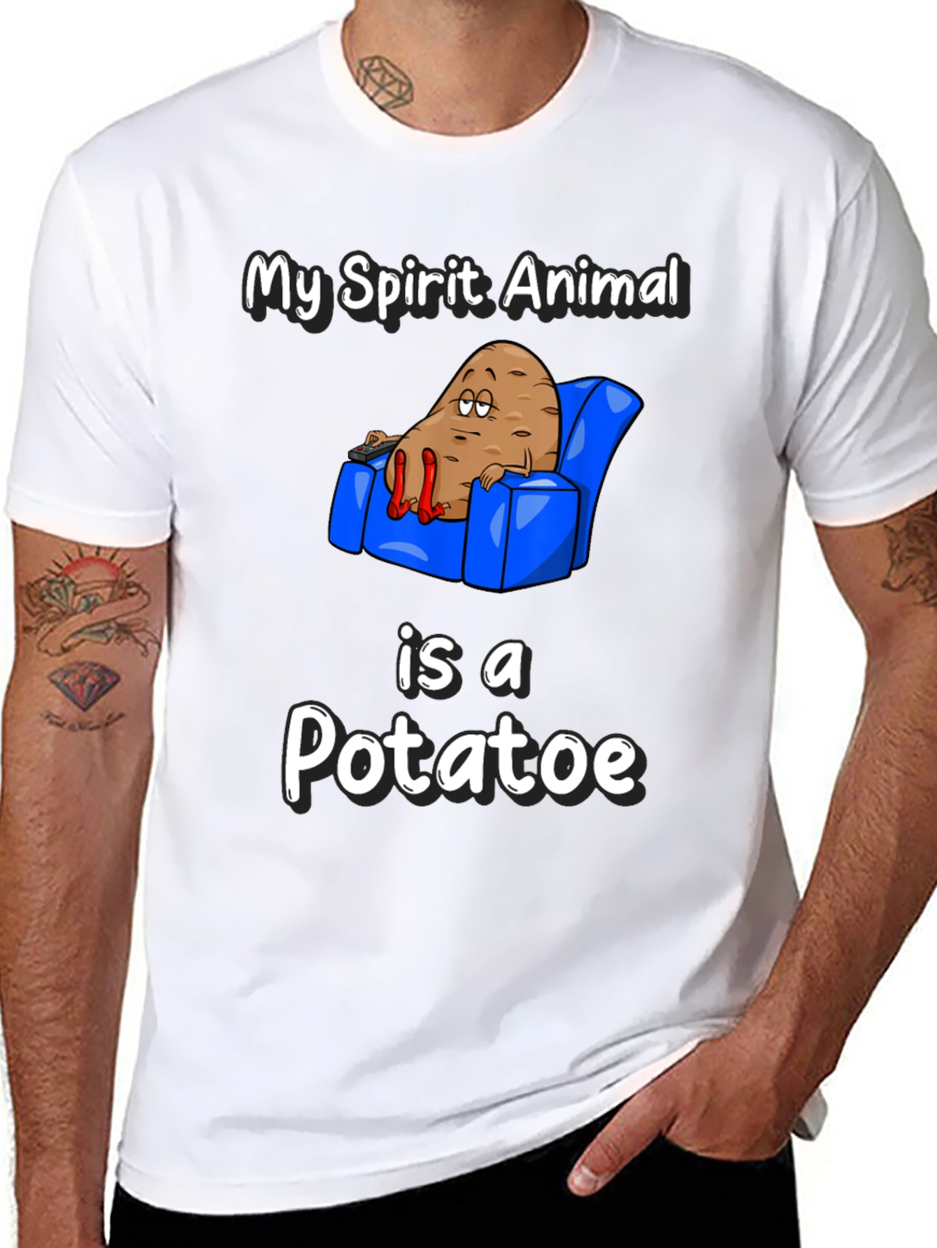 My Spirit Animal Potato Graphic Tee - Relaxed Fit