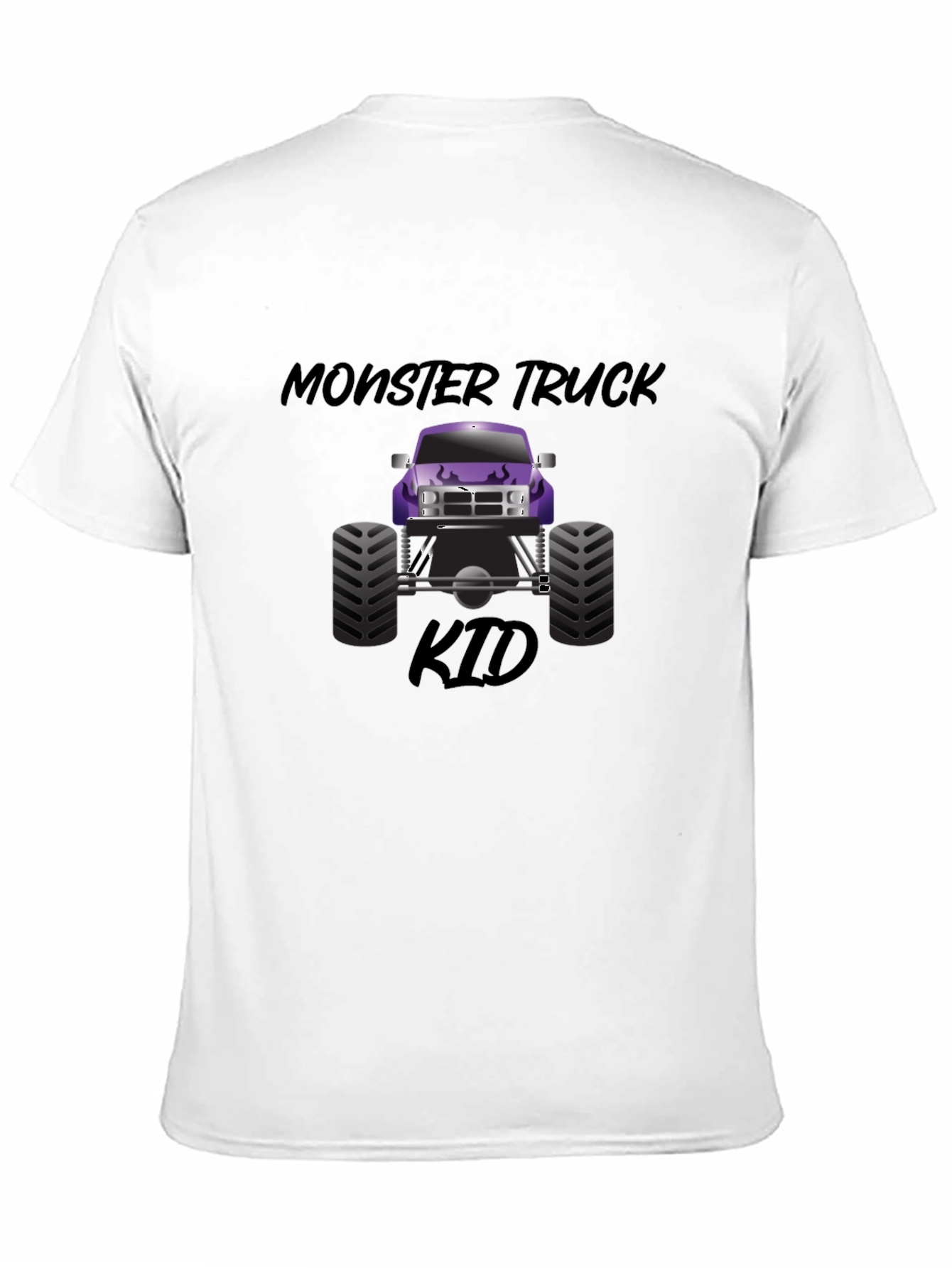 Monster Truck Kid Graphic T-Shirt