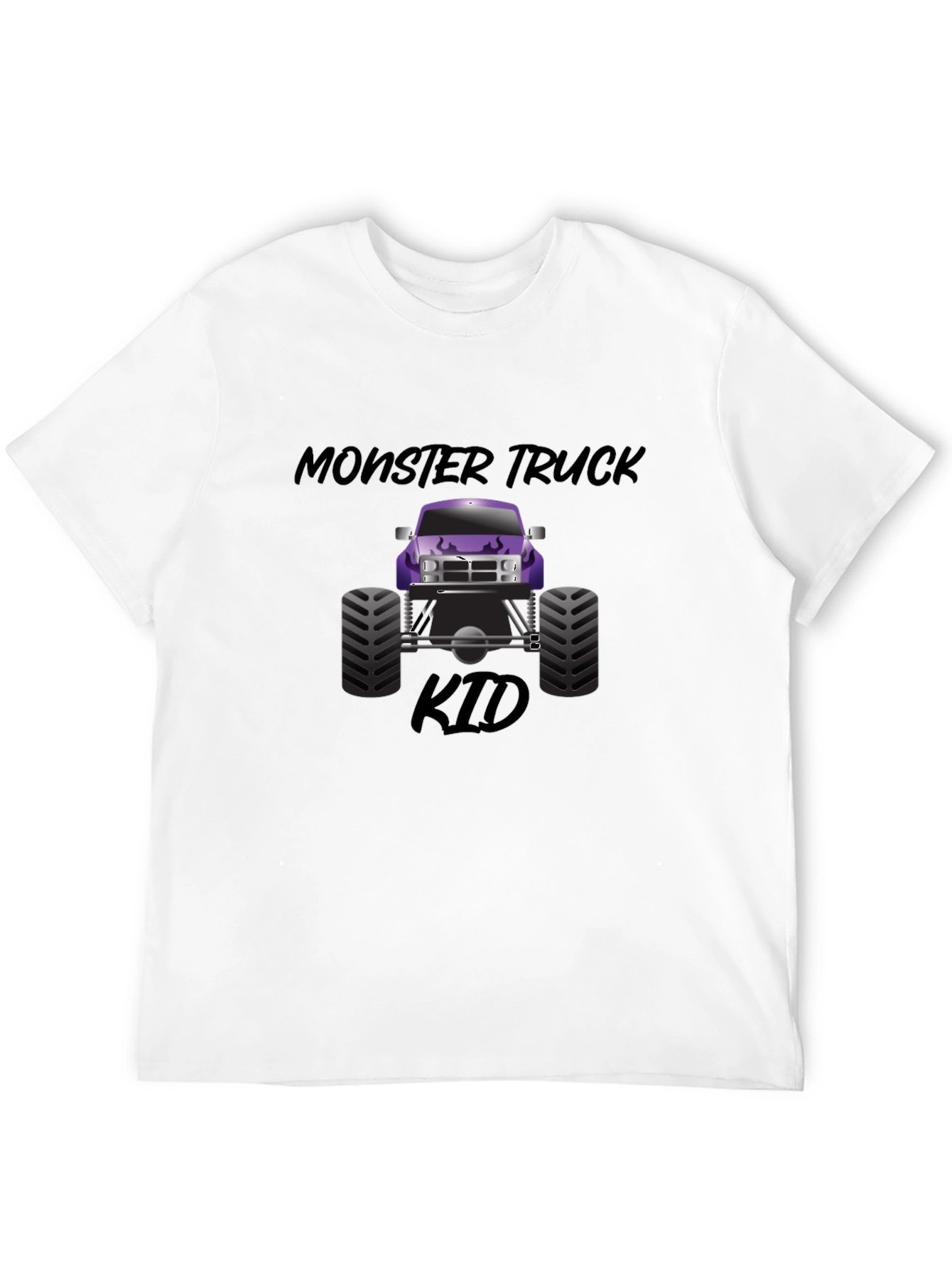 Monster Truck Kid Graphic T-Shirt