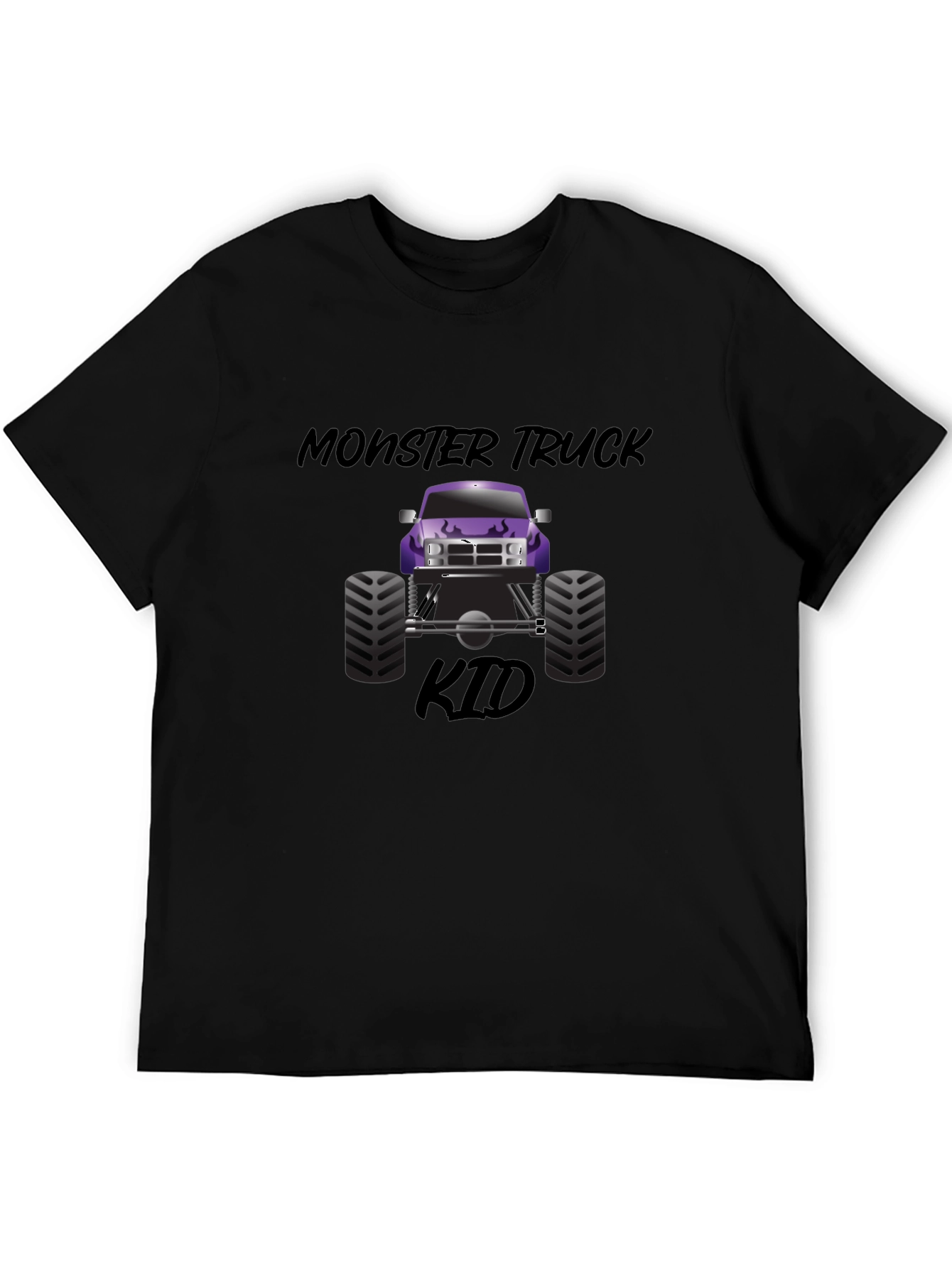 Monster Truck Kid Graphic T-Shirt