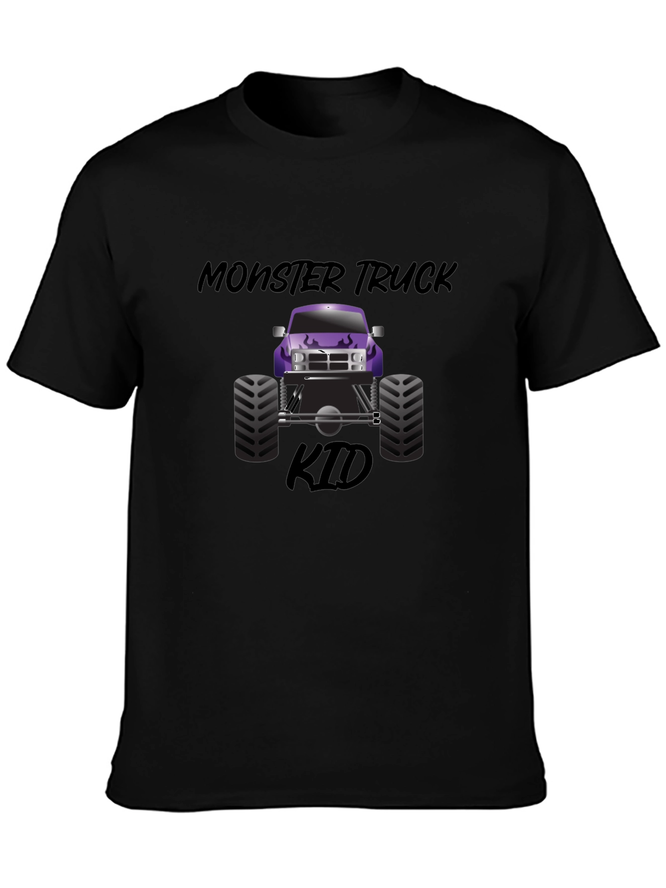 Monster Truck Kid Graphic T-Shirt