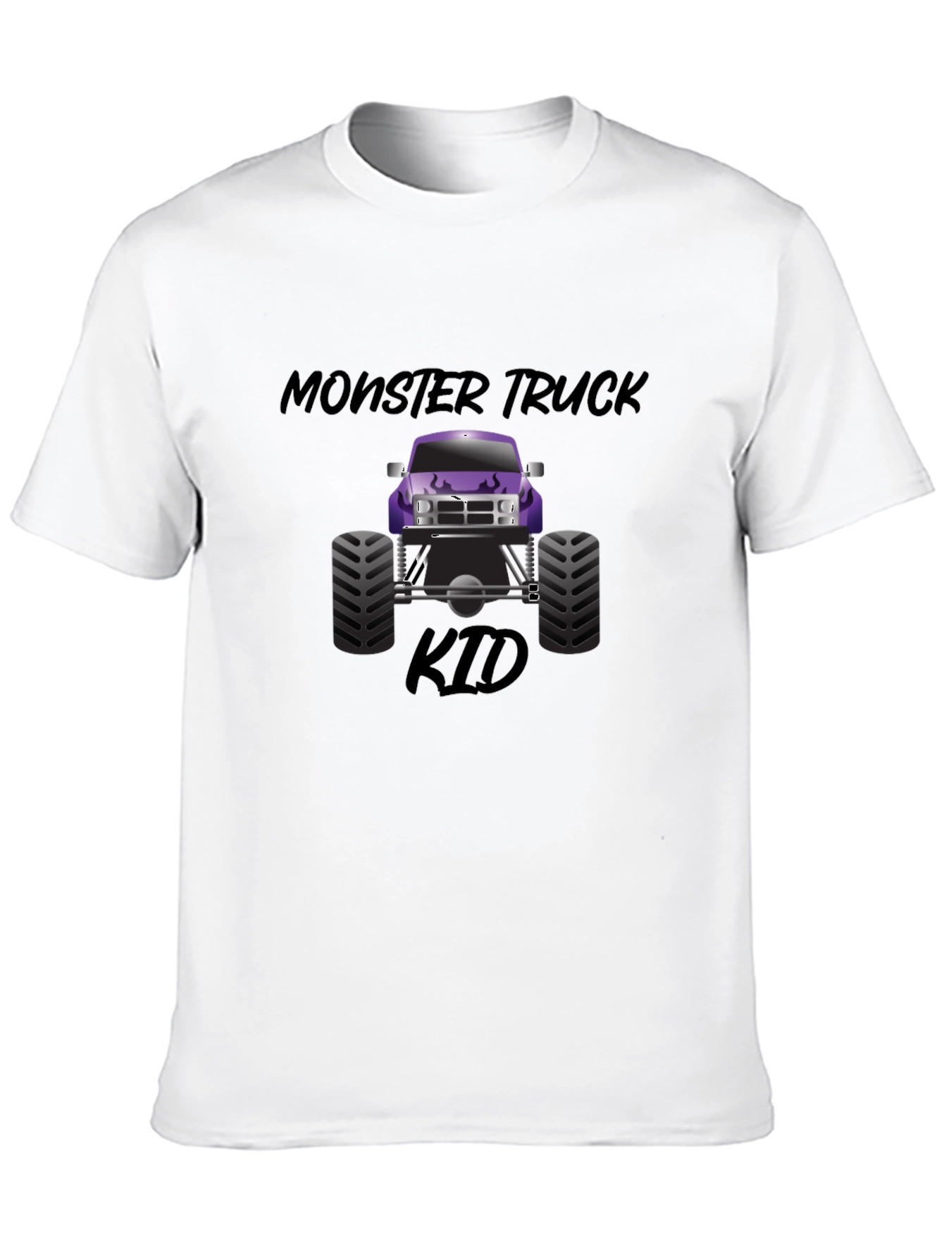 Monster Truck Kid Graphic T-Shirt
